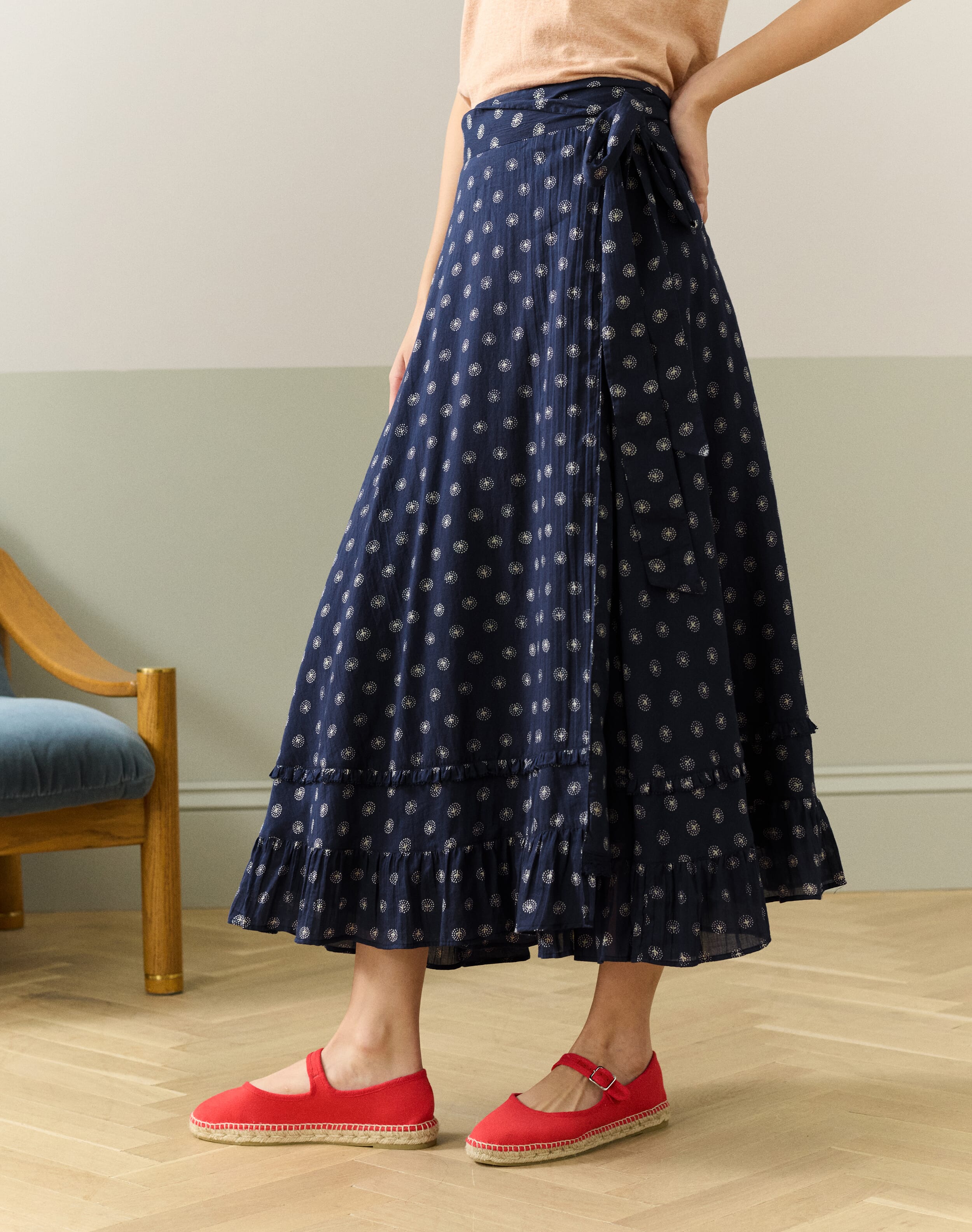 Loretta Organic Cotton Skirt Loretta Bucket Print