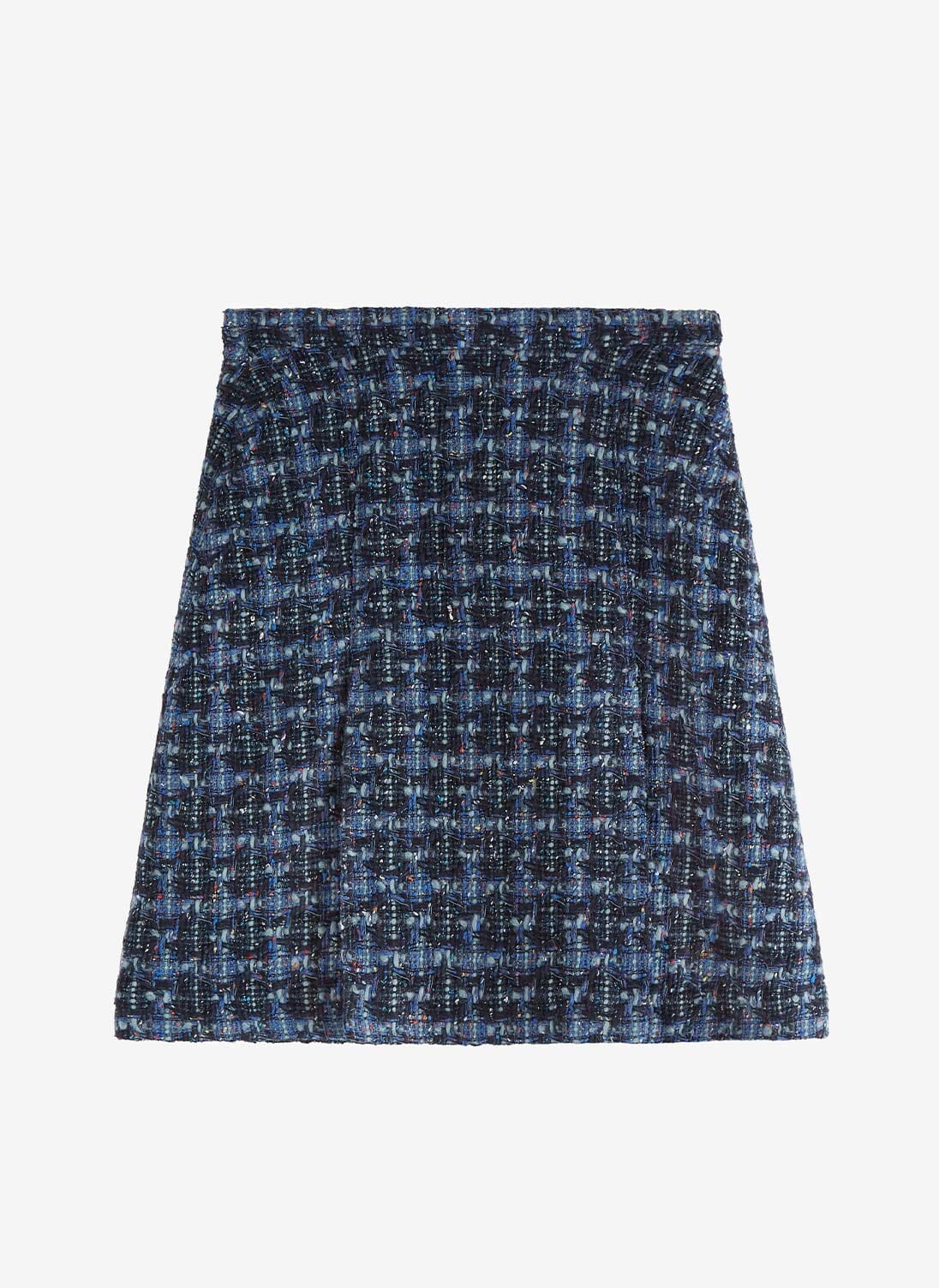Textured Boiled Wool Jersey Skirt main image 1