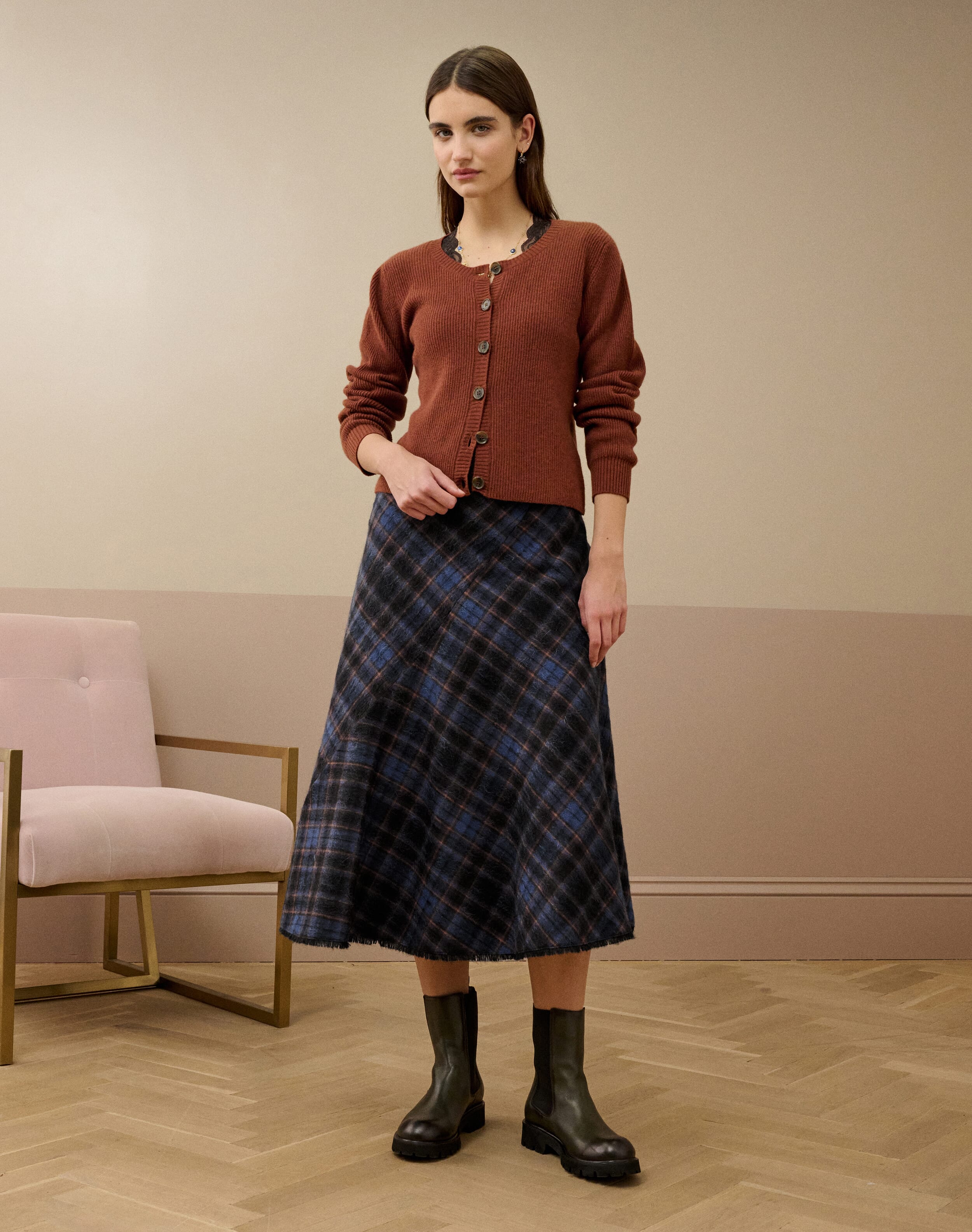 Brora Cashmere Boxy Jumper Dusk