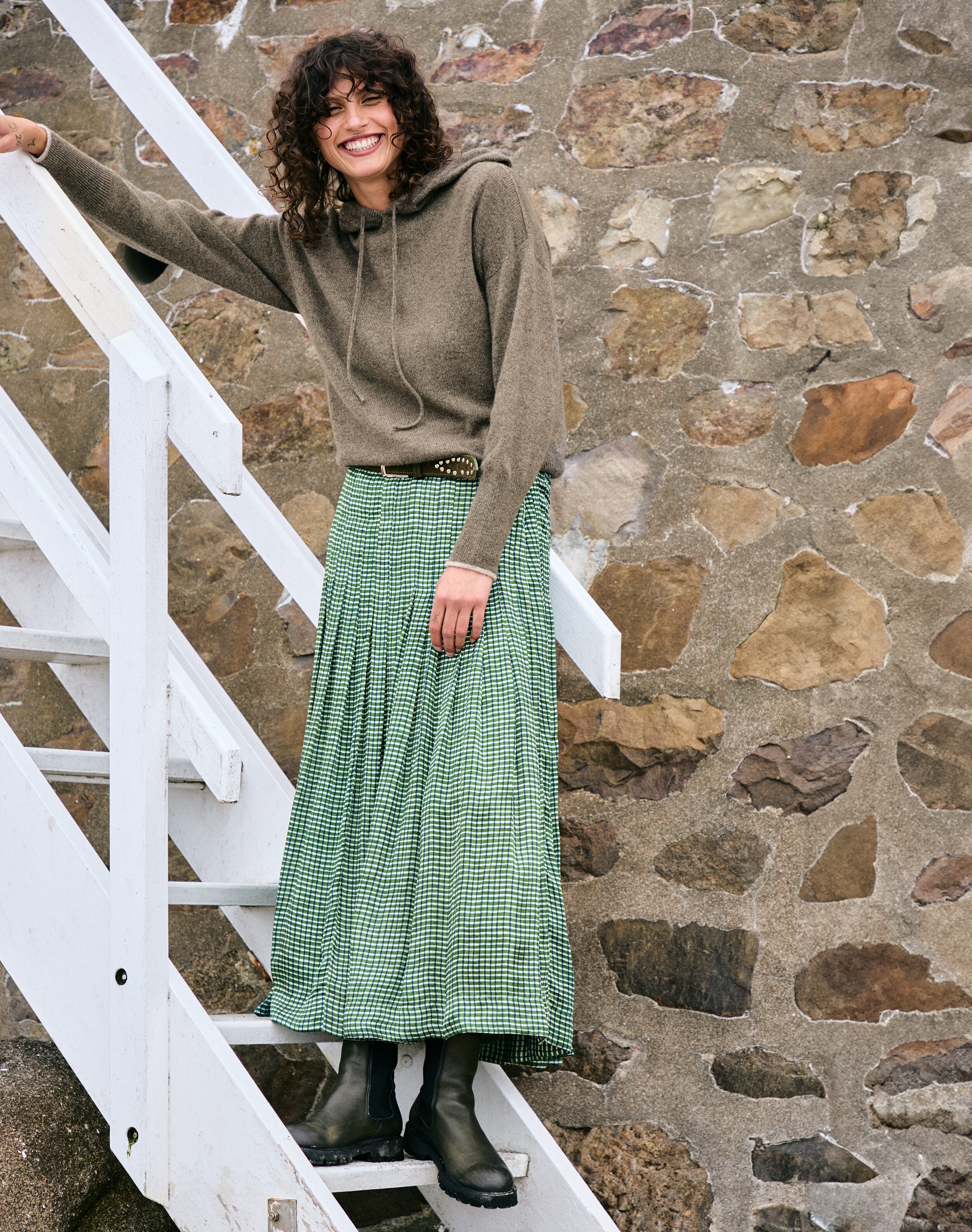 Brora Liberty Print Jersey Shirt Thyme