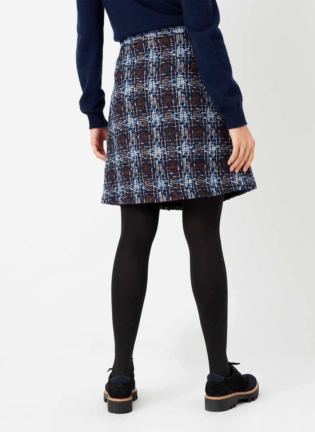 Scottish Tweed Skirt | Women's Skirts | Brora UK