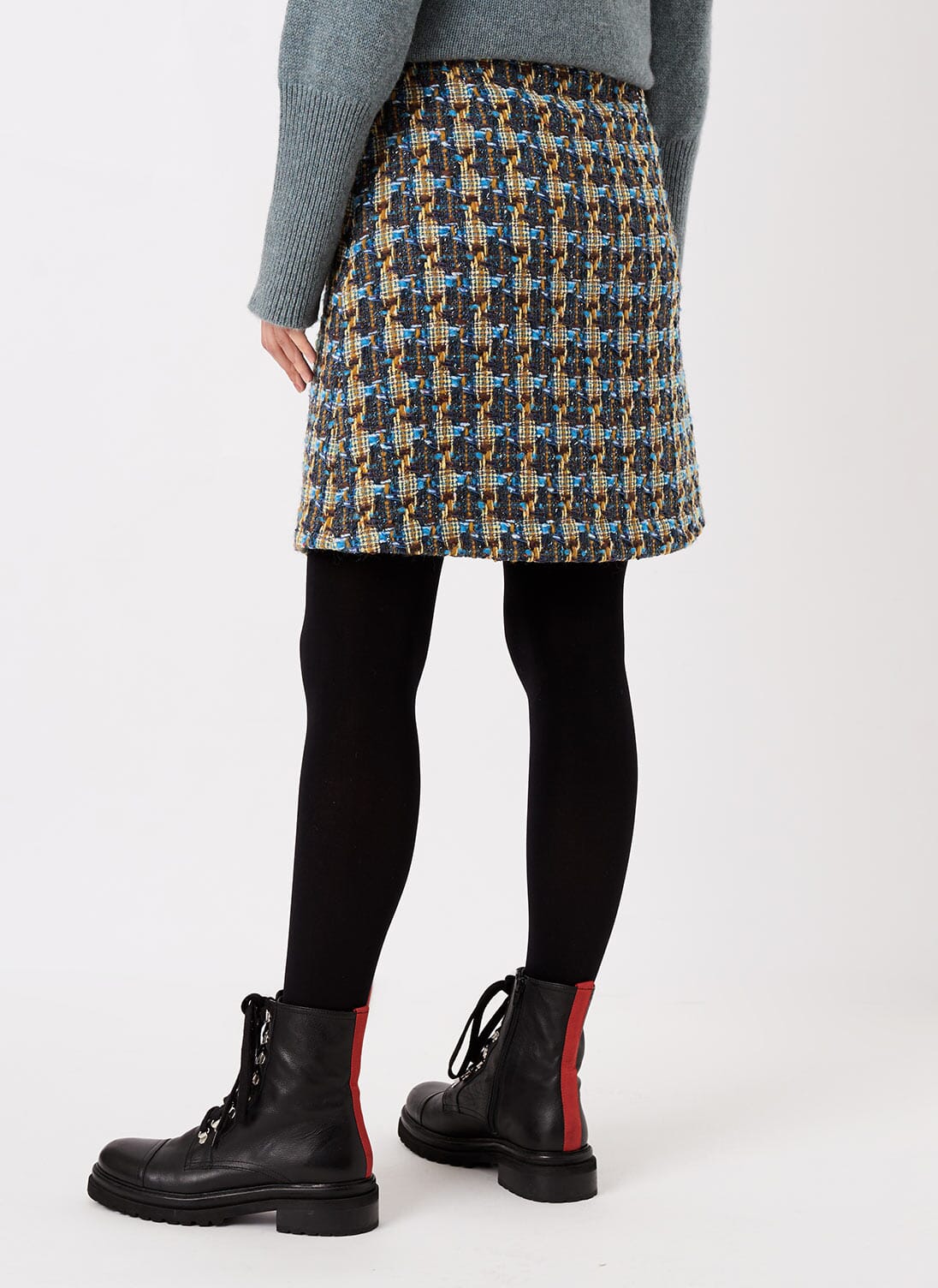 Saffron & Dusk Scottish Tweed Skirt | Midi, Maxi Skirt | Brora