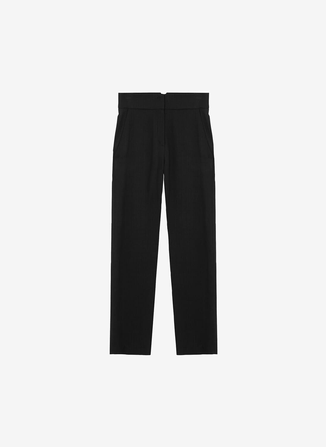 Wool Crepe Trousers | Brora.co.uk