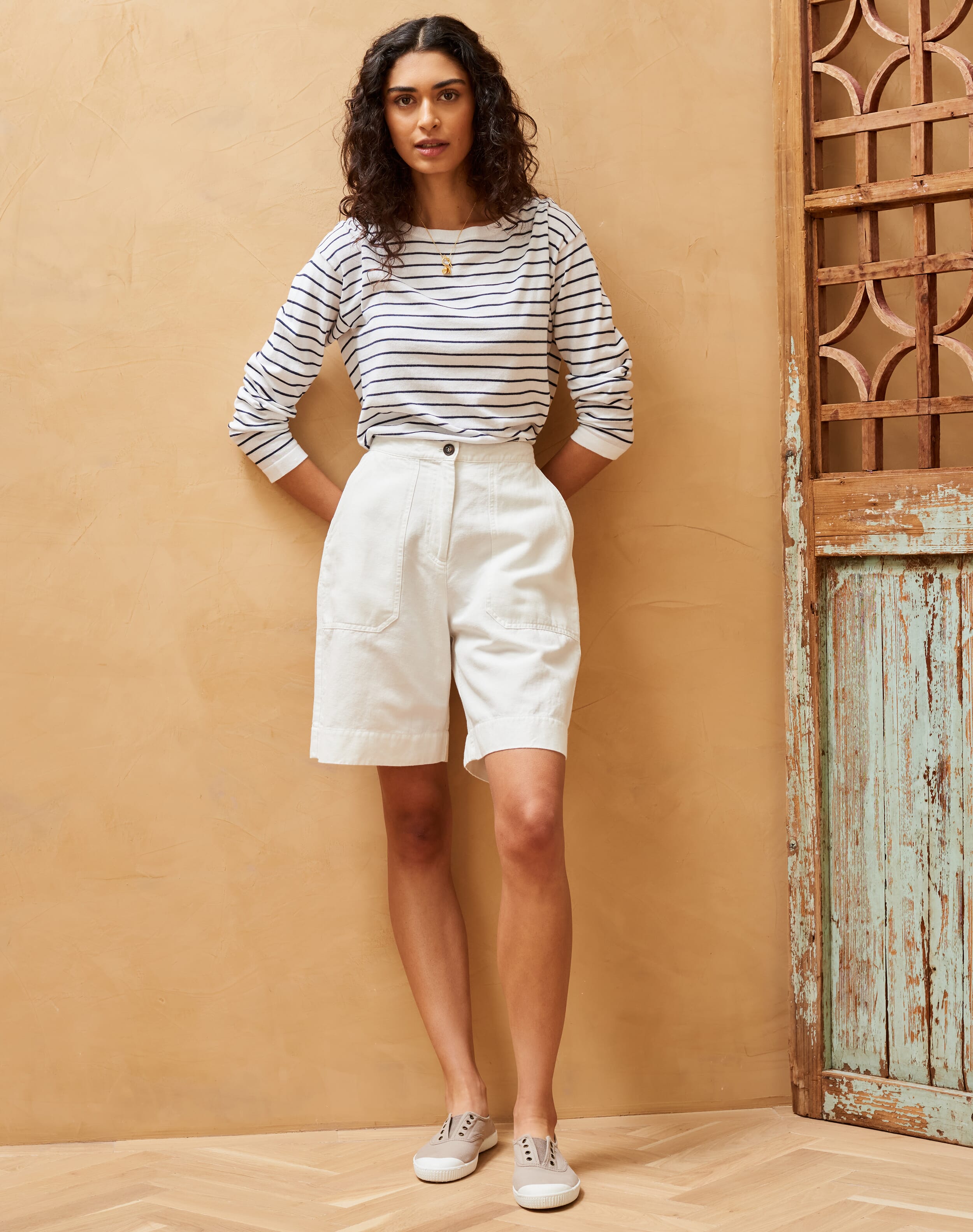 Cotton Linen Shorts