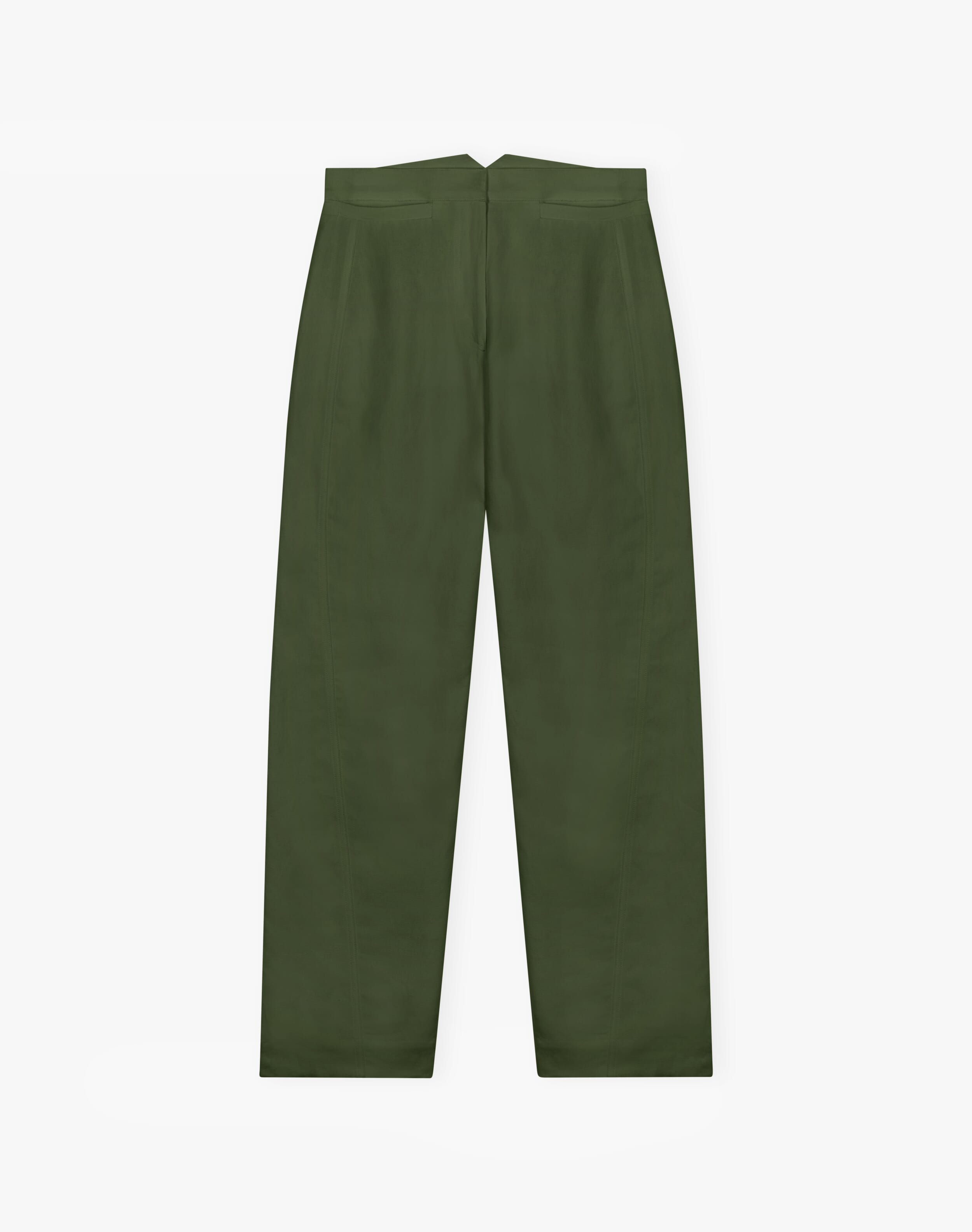 By The Shore naturally dyed handspun handwoven organic cotton relaxed trousers main image 1
