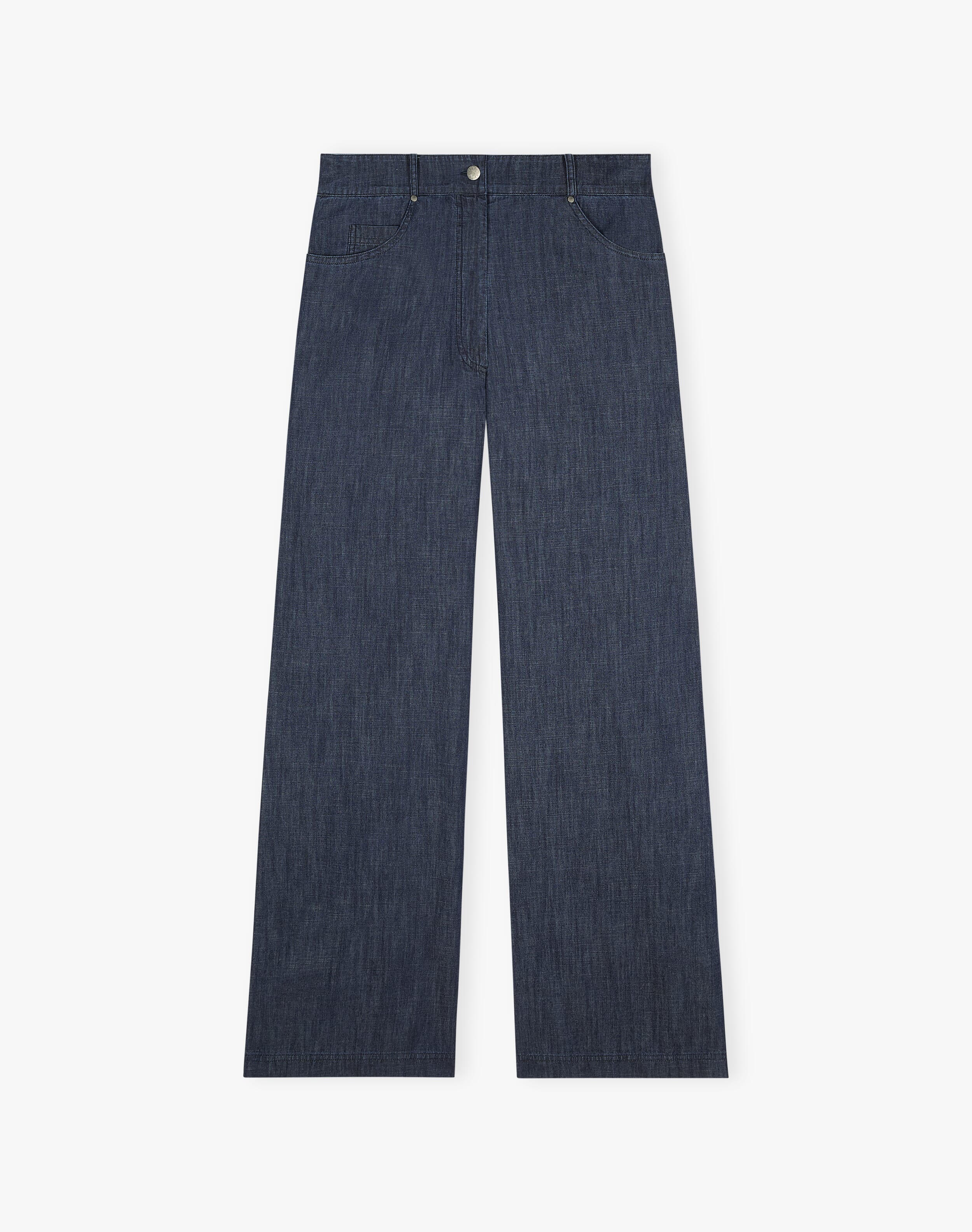 Prima Wide Leg Cotton Trousers