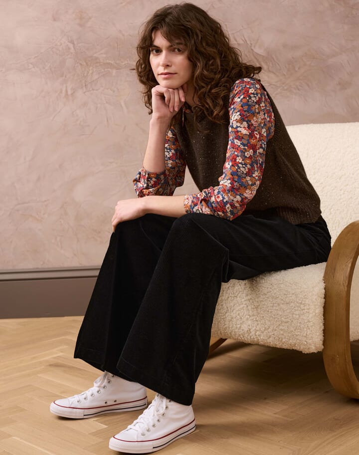 Wide Leg Trousers in Corda