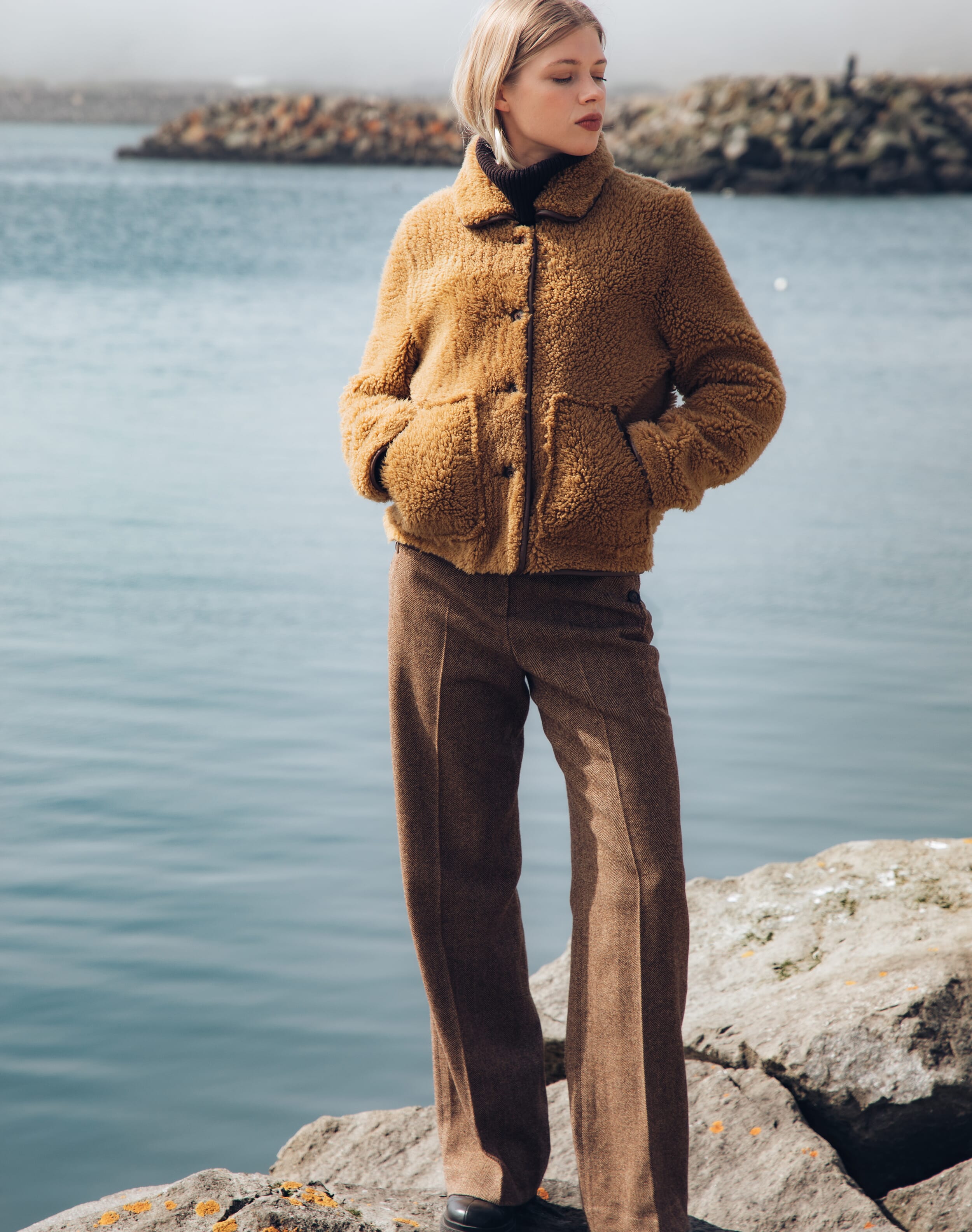 Brora Cashmere Stole Hawthorn