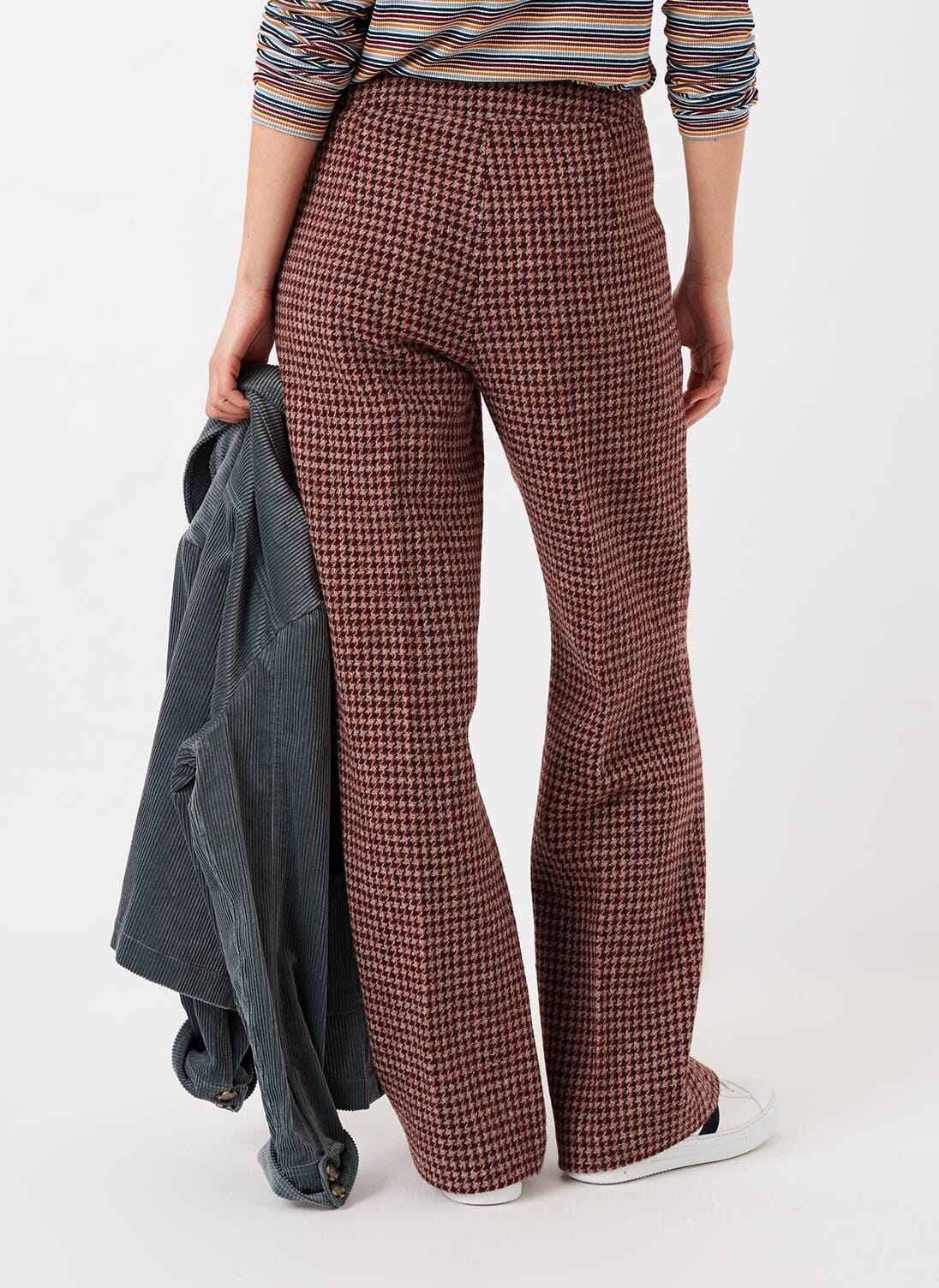 Bordeaux & Ash Harris Tweed Trousers | Women's Trousers | Brora