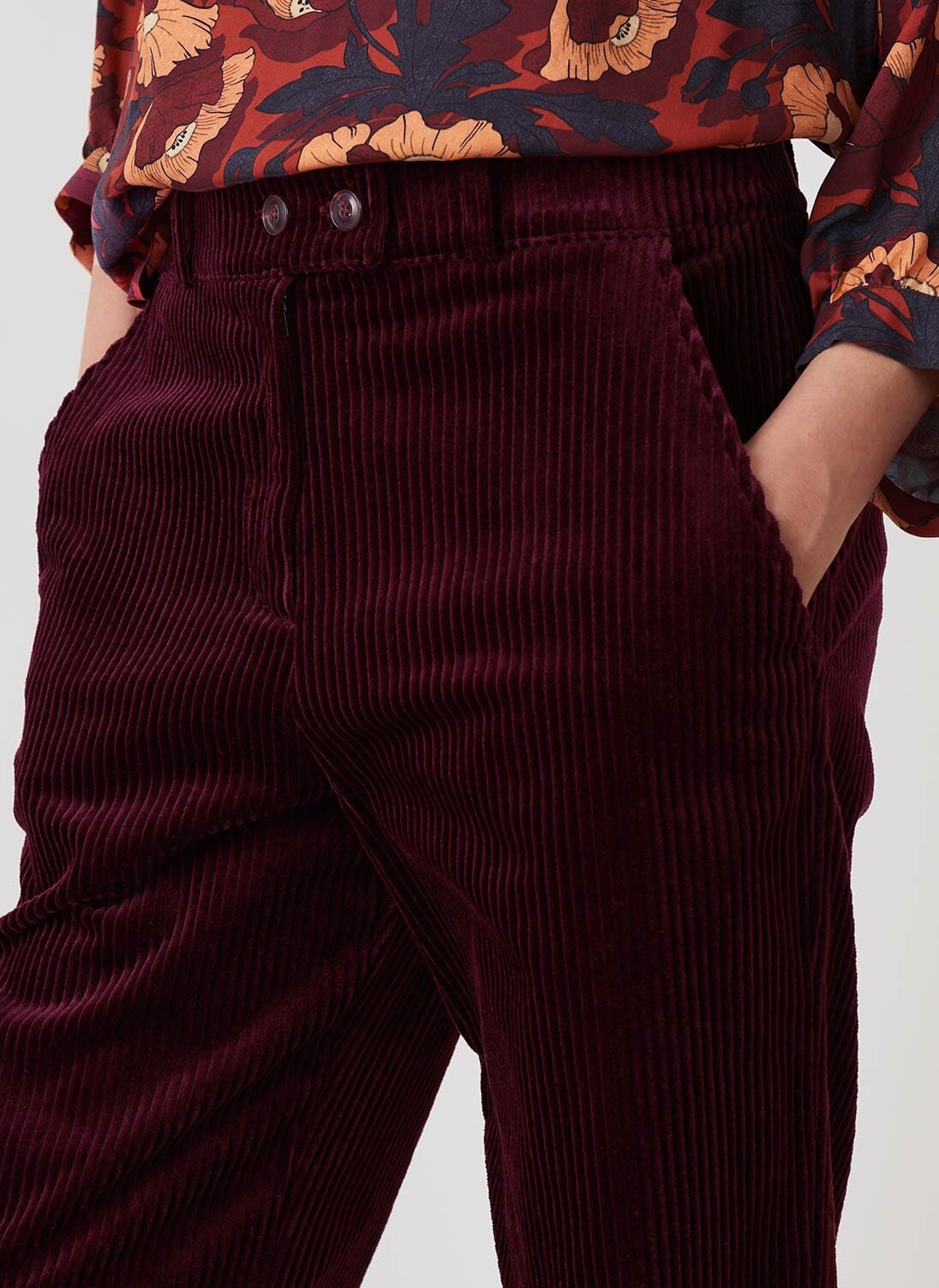 Burberry Brit Steadman Corduroy Trousers, $227 | MATCHESFASHION.COM |  Lookastic