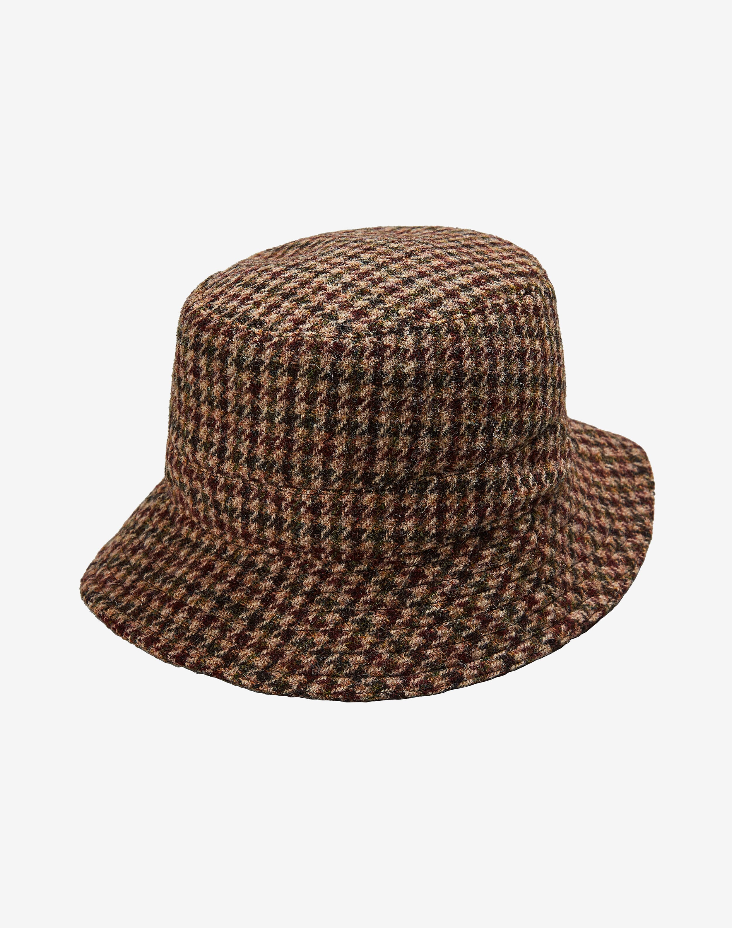 Wool Harris Tweed Bucket Hat | Hats | Brora Fashion