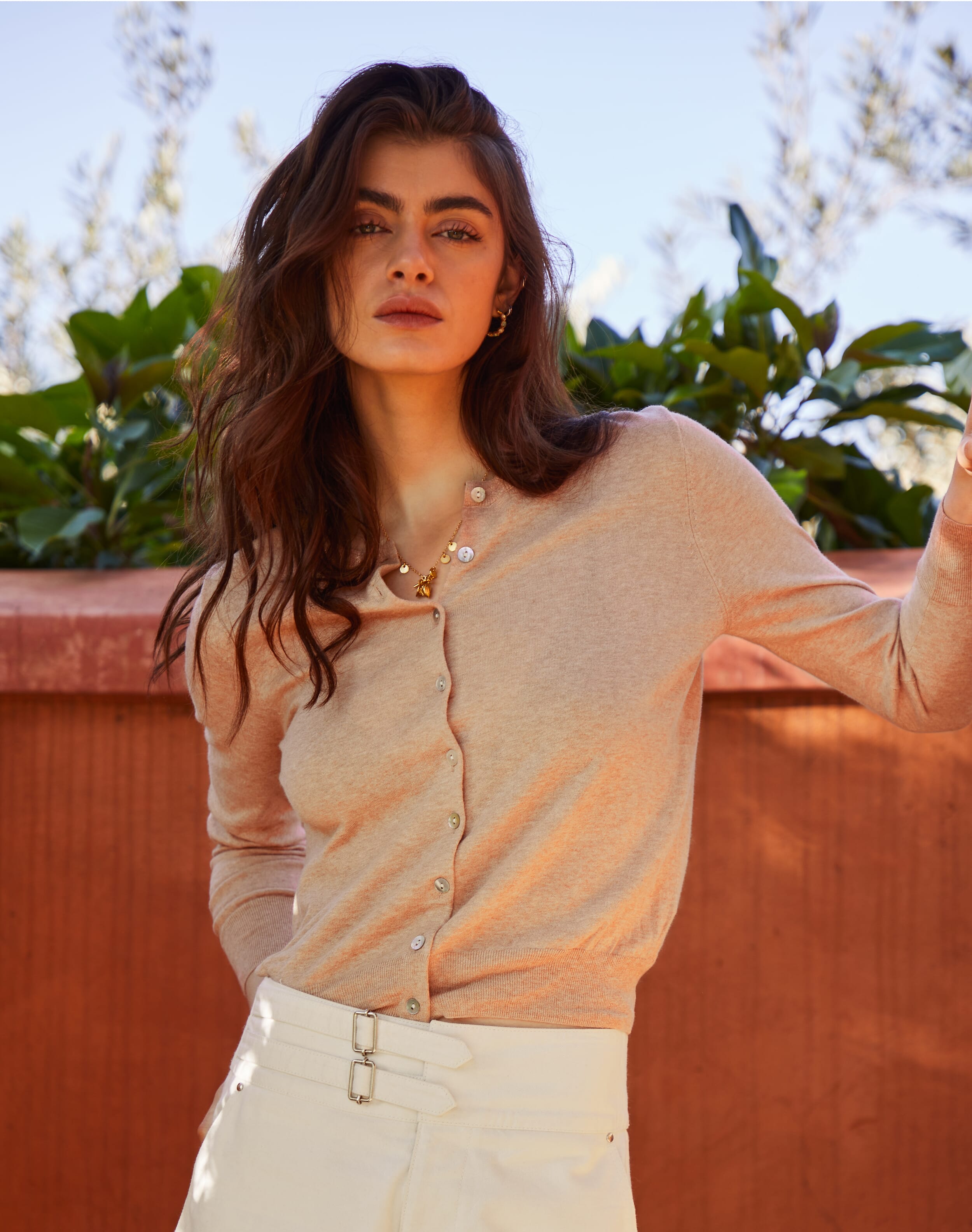 andmary アウローラガータートップス ベロア