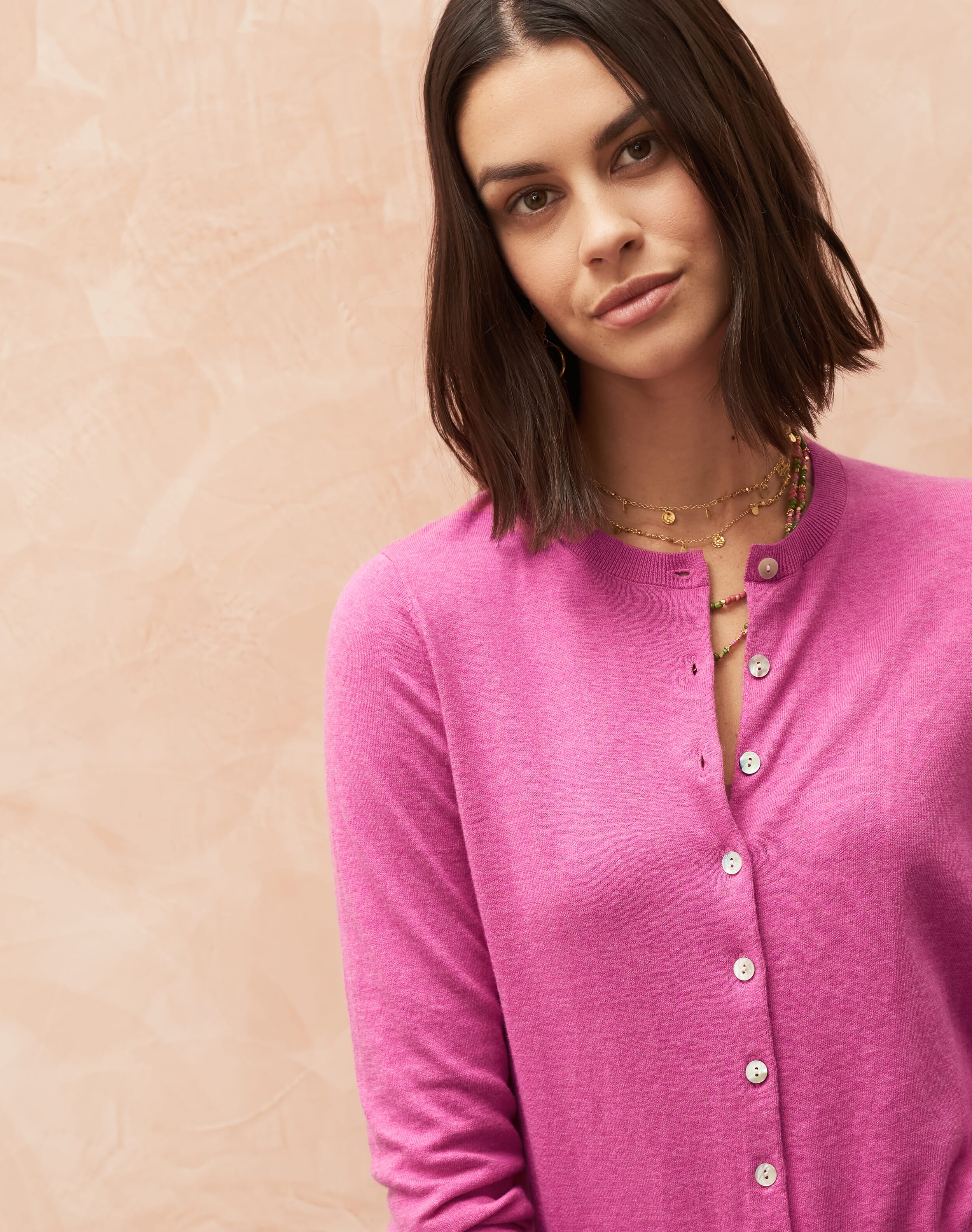 Brora cotton outlet cardigan