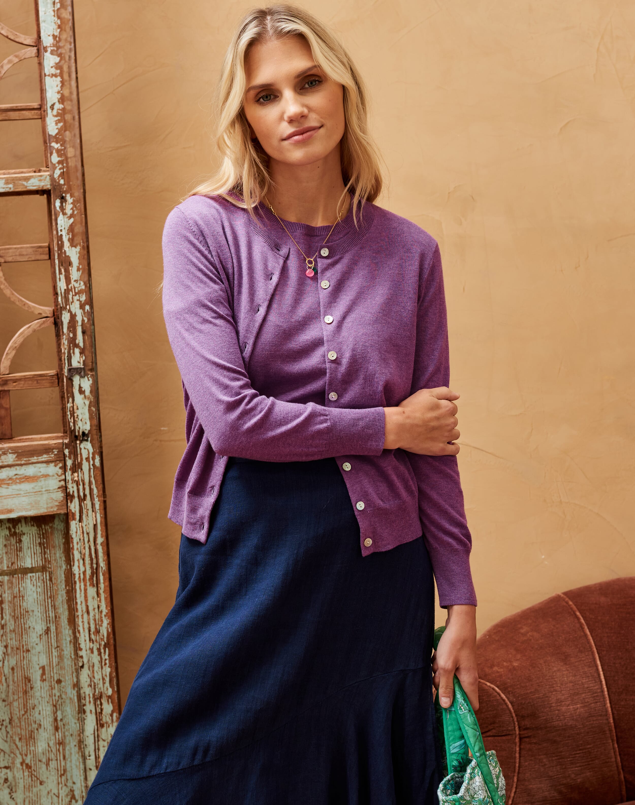 GENTRYPORTOFINO 売れ筋商品|||ジェントリーポルトフィーノ カーディガン アウター レディース Cardigans Purple gentry portofino(ジェントリー ポルトフィーノ) 通販｜woollen