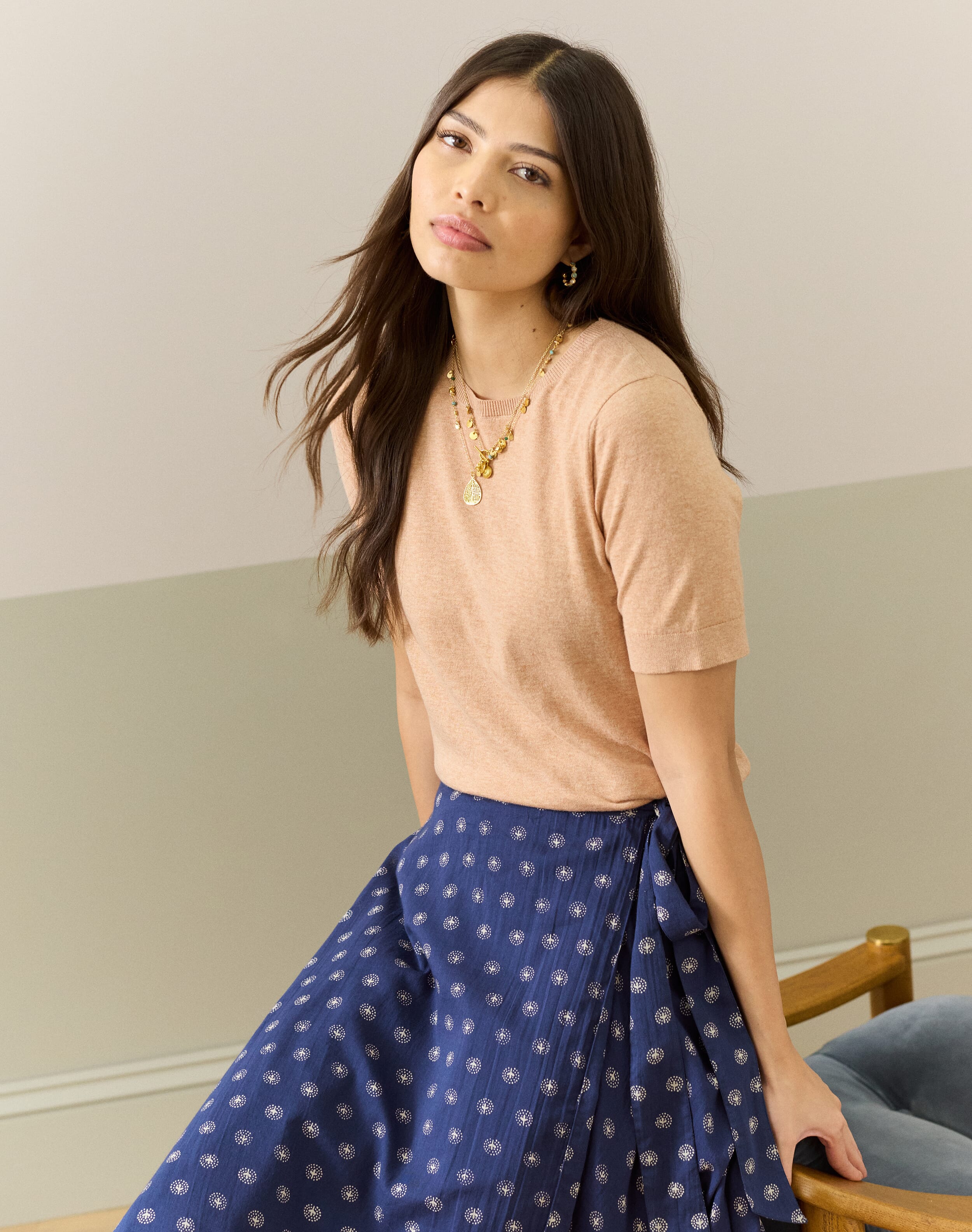 Brora Cotton Knit Classic T