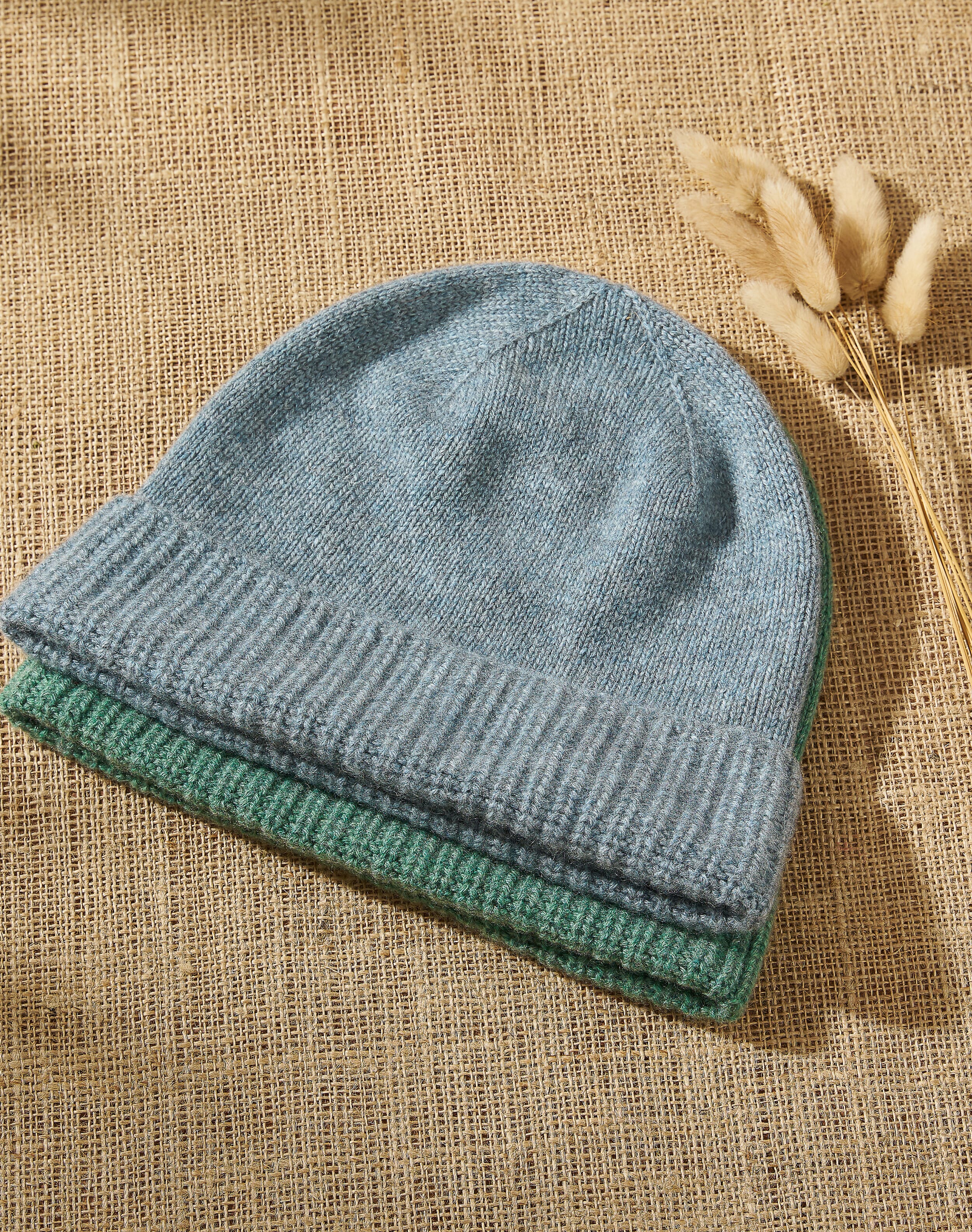 Brora Cashmere Beanie Mercury