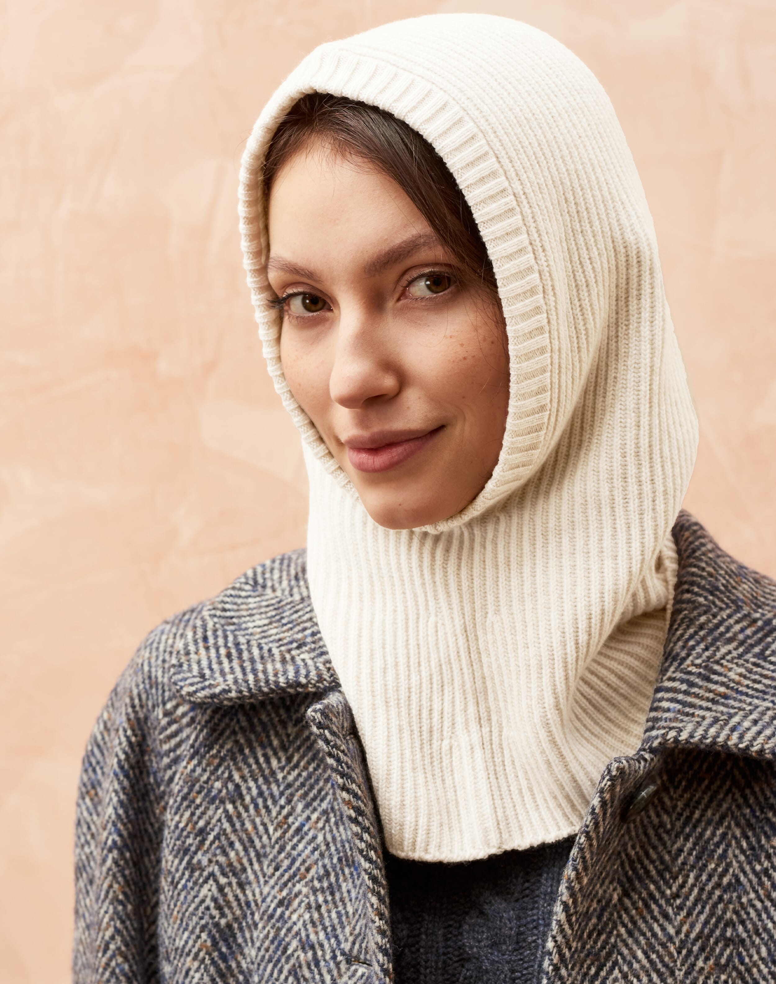 Brora Cashmere Balaclava Swan