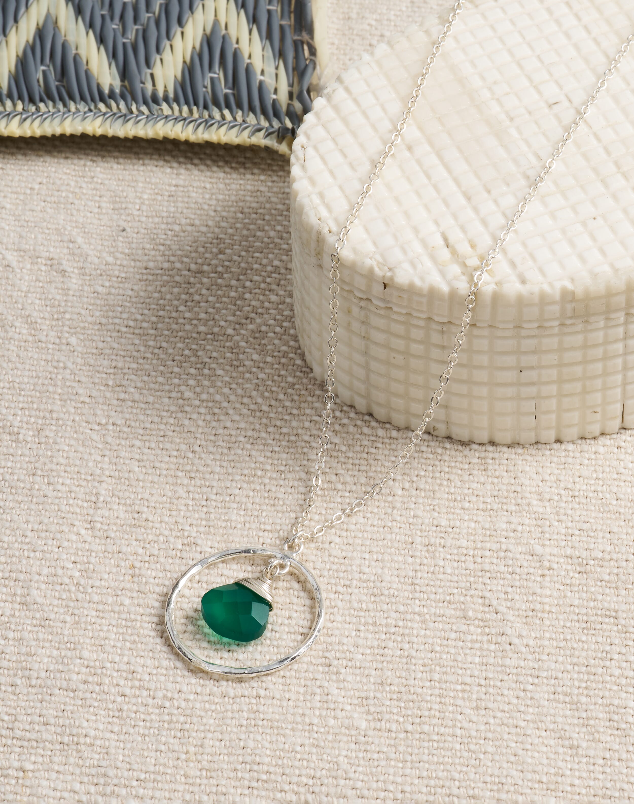 Brora Pendant Necklace & emerald