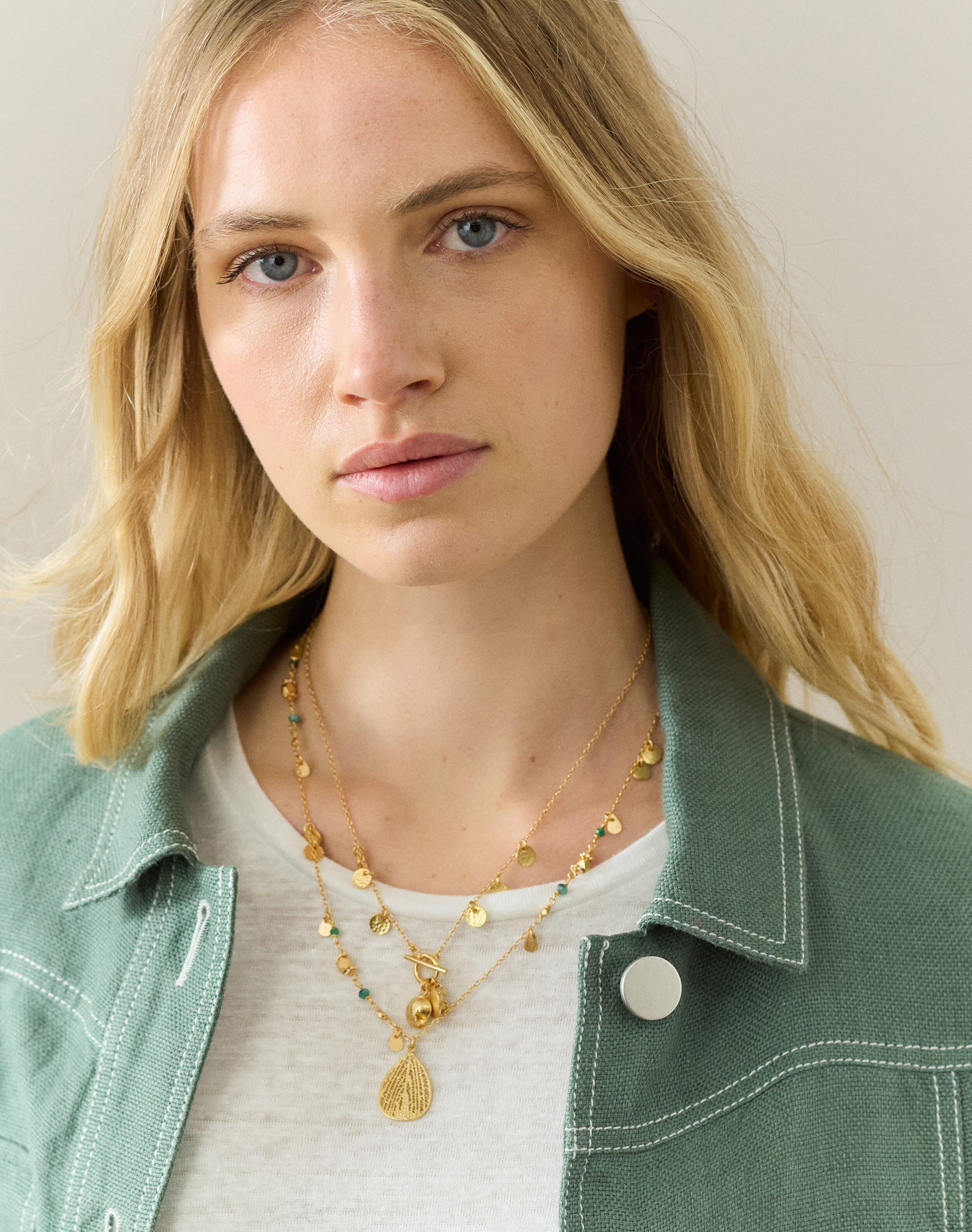 Mano Gold Charm Necklace