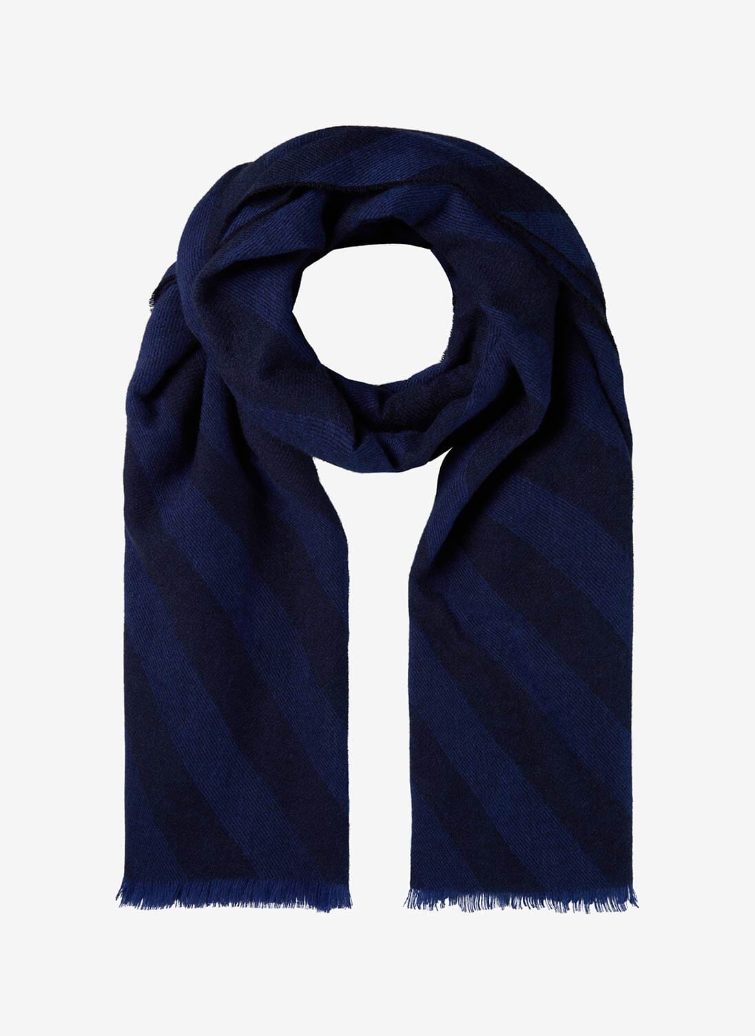 Ink Cashmere Two Tone Stole | Scarves & Stoles | Brora