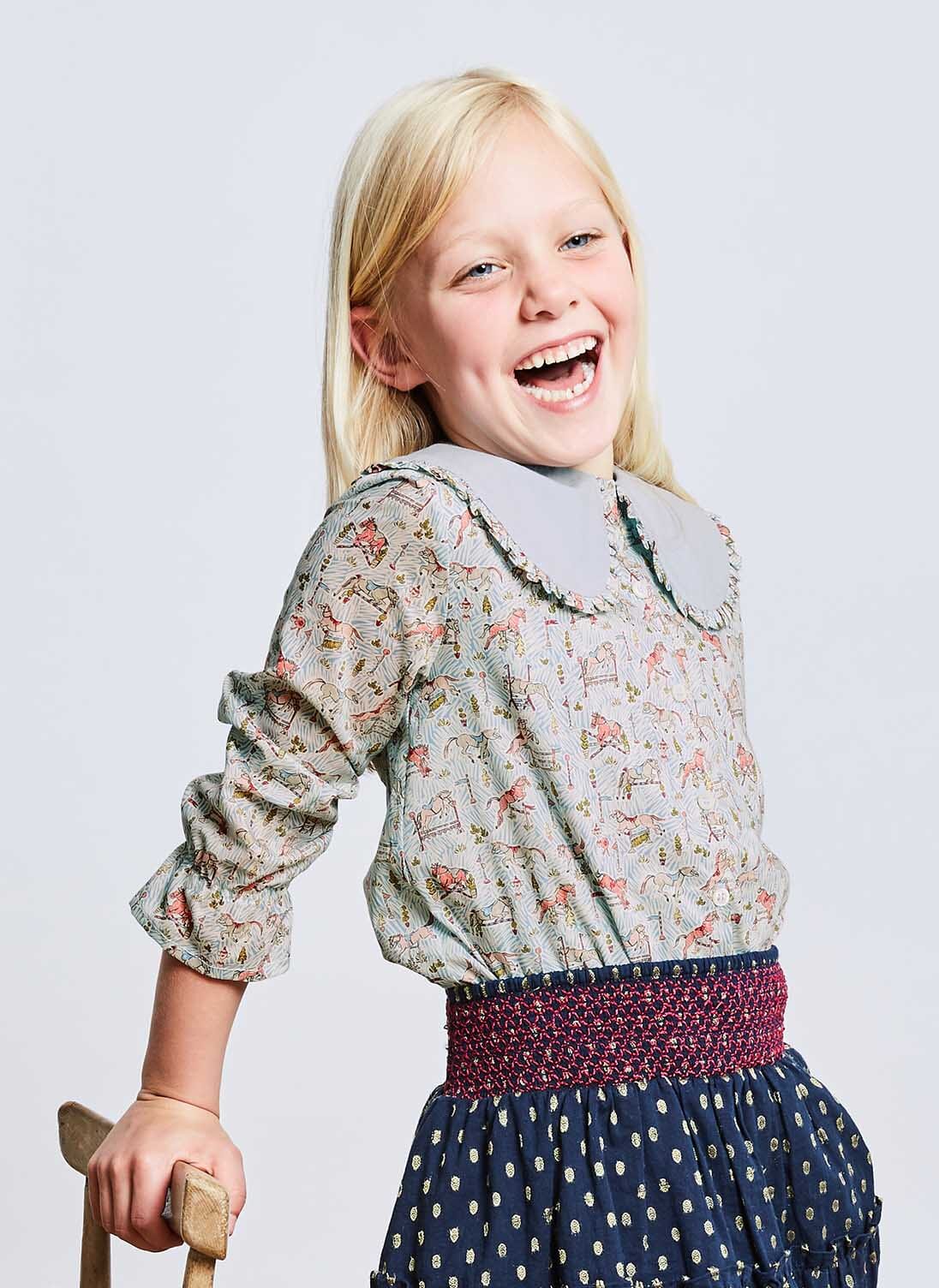 Gymkhana Liberty Print Blouse | Childrenswear | Brora