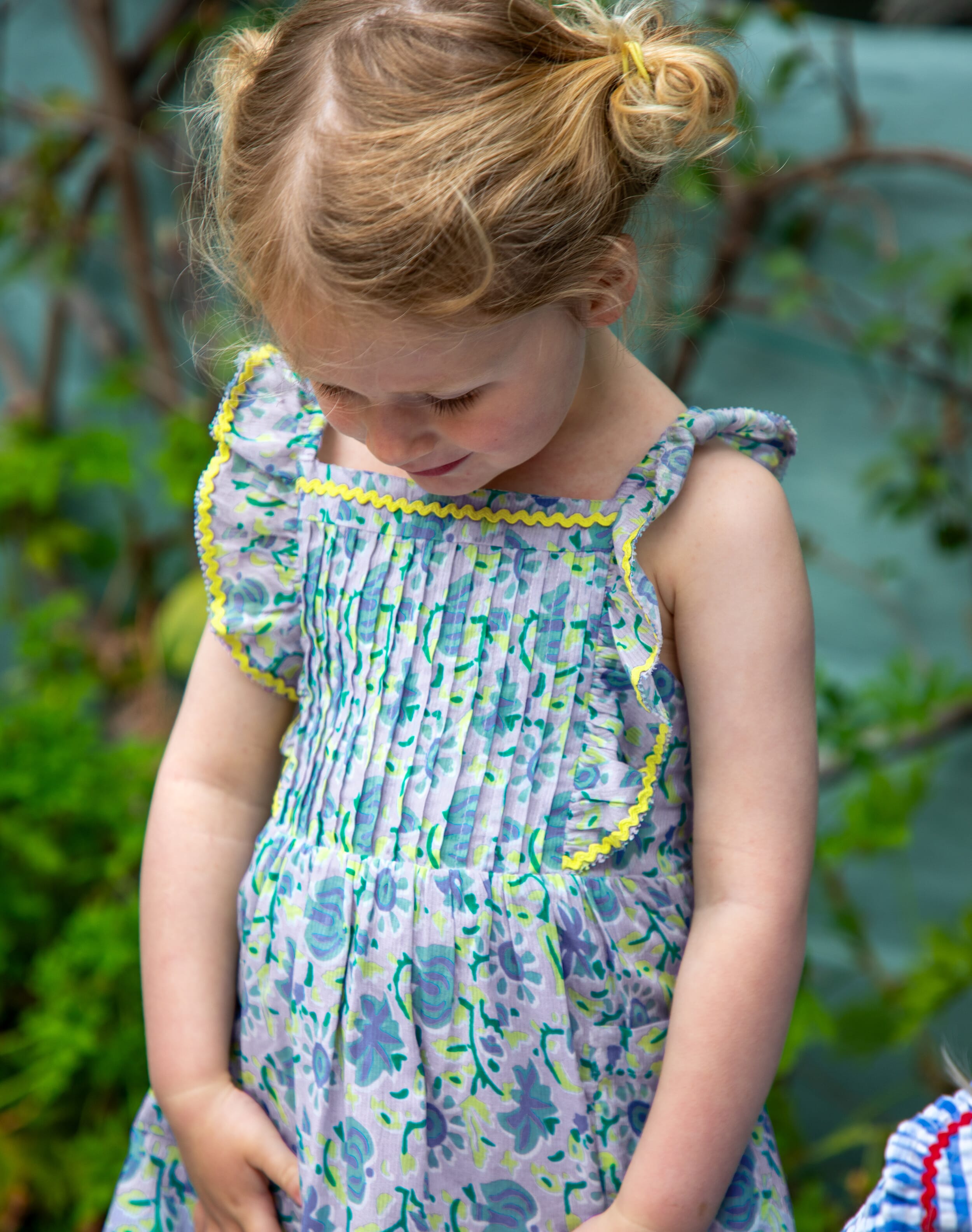 Dress For Baby Boy In Cotton Stuff Leaves Printed Design main image 0