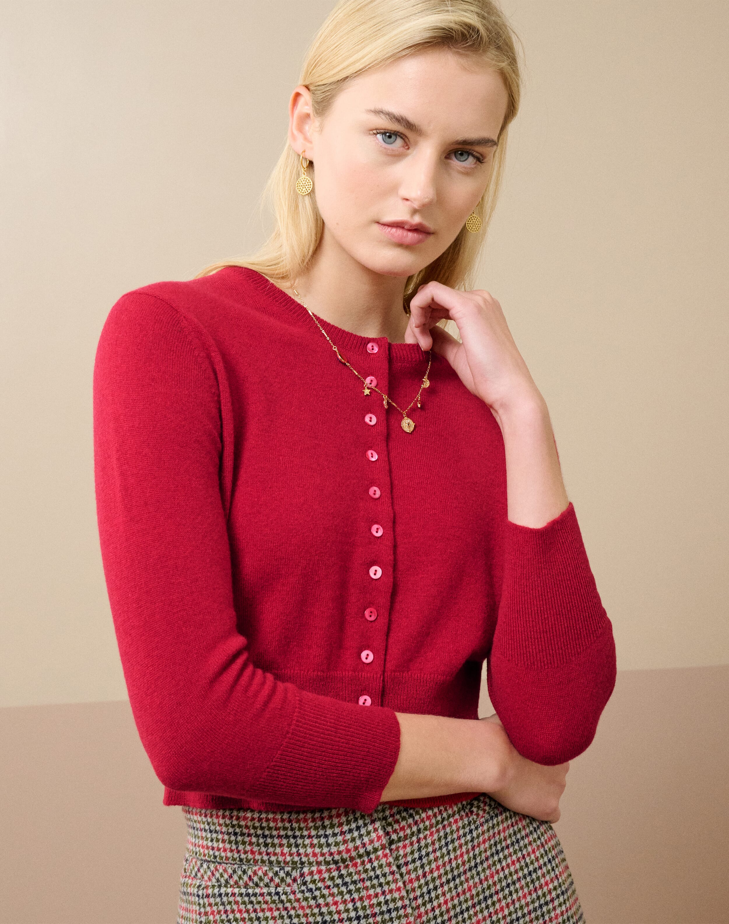 Brora Organic Cotton Corduroy Blazer Seaweed