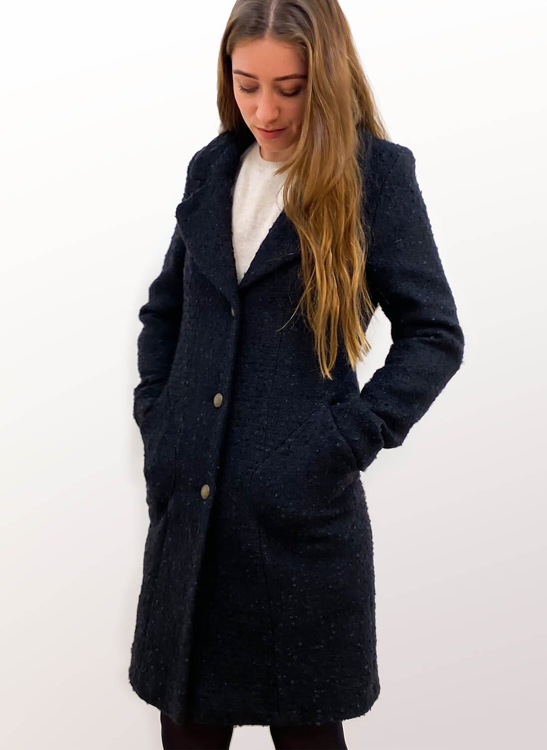 Scottish Boucle Wool & Mohair Coat Women’s Outlet Coats Brora