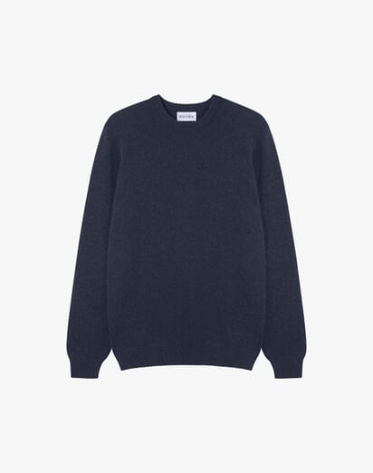 Mens Jumpers Brora Sale Jumpers Ink Cashmere Round Neck Jumper