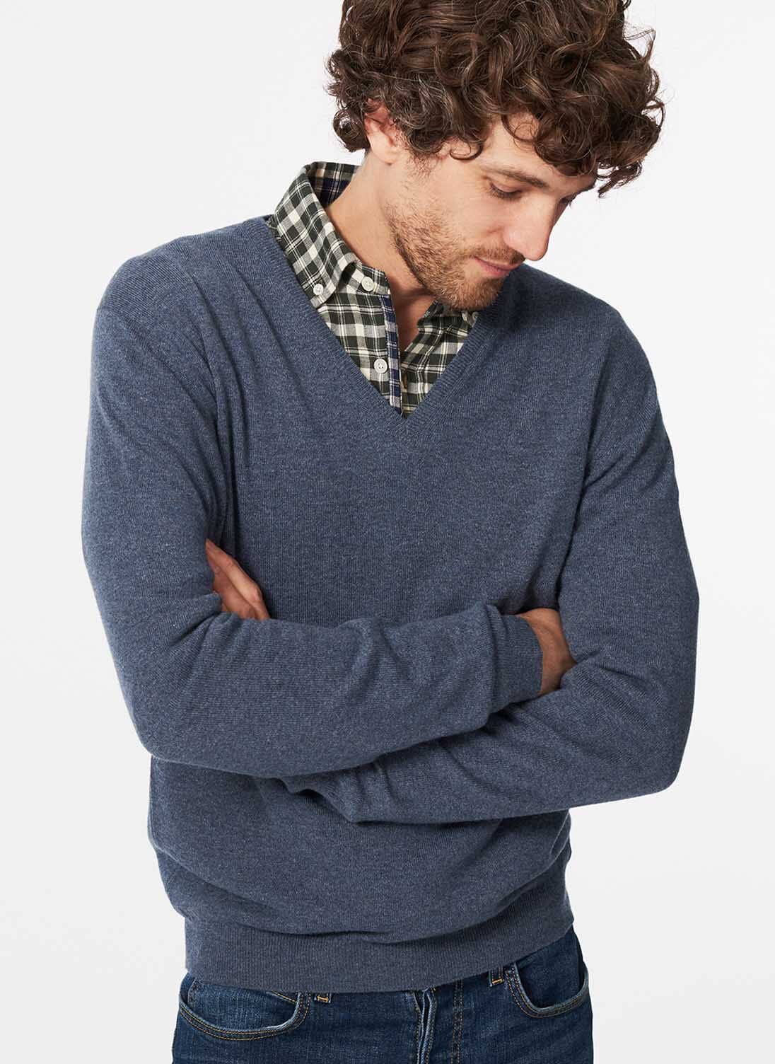 Brora mens hot sale cashmere jumper