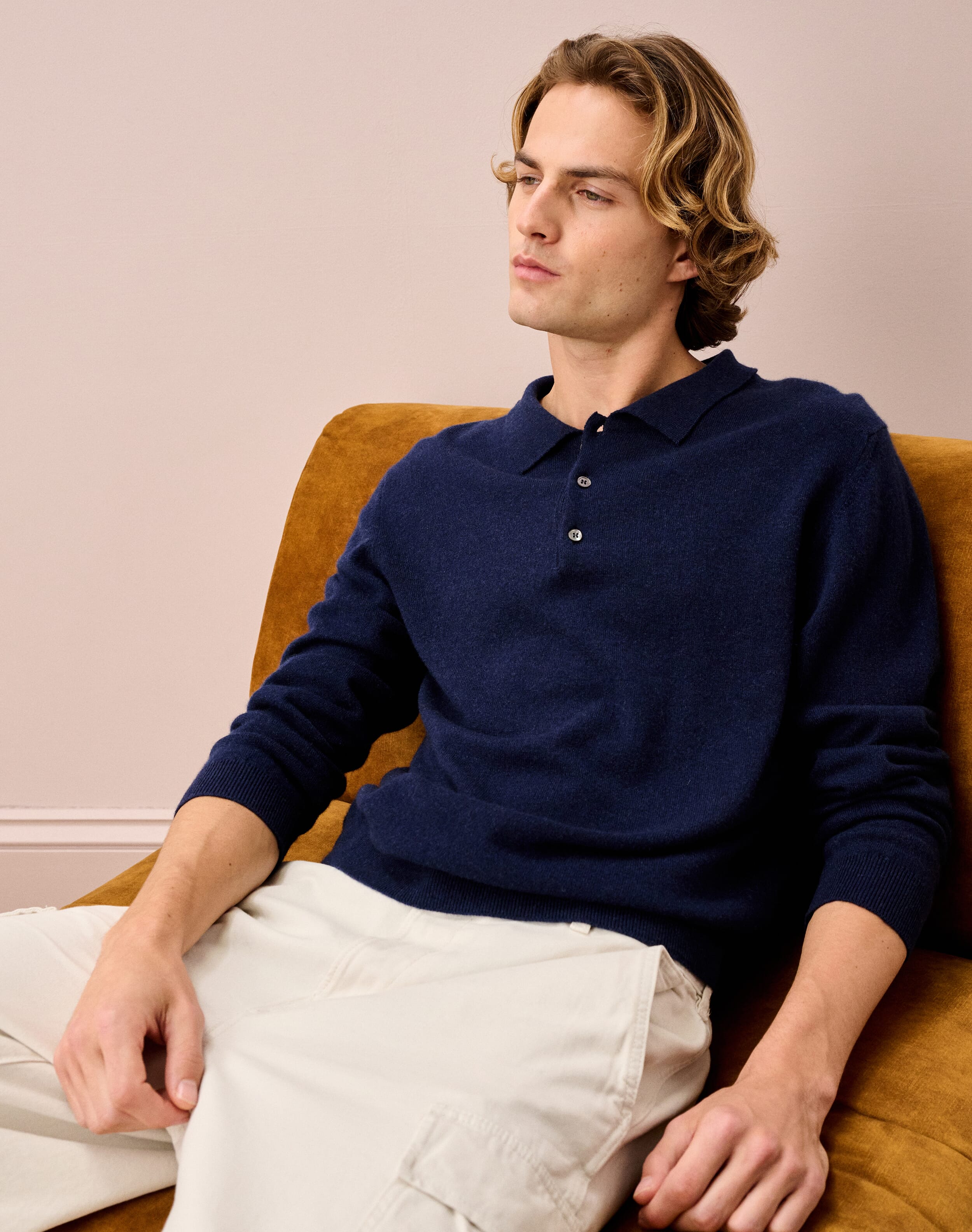 Cashmere Polo Shirt | Brora.co.uk