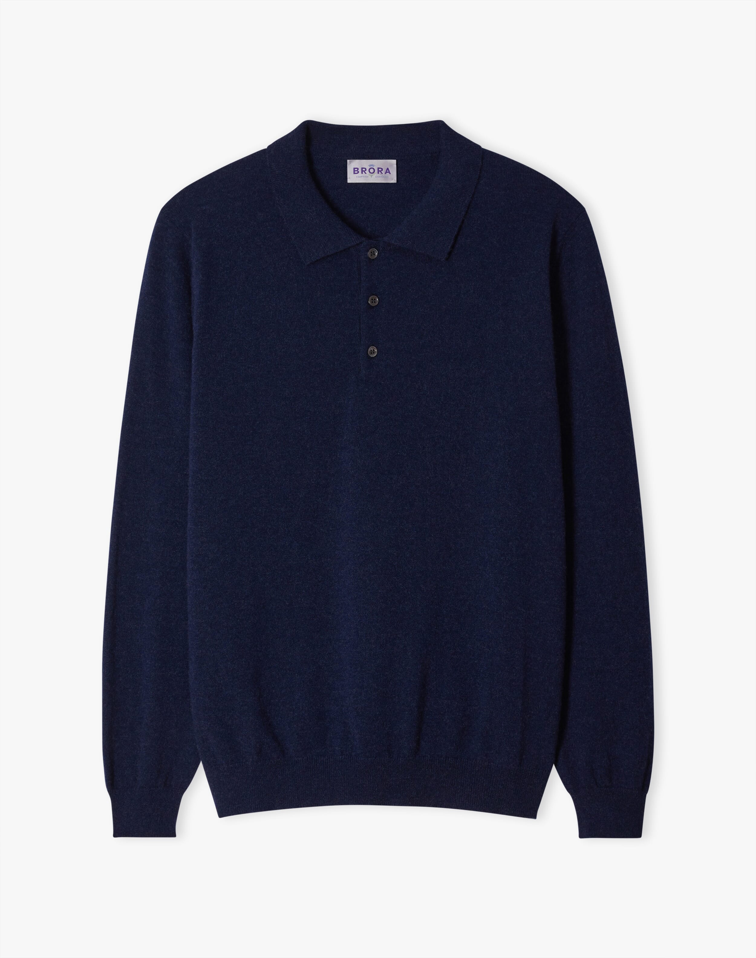Cashmere Polo Shirt | Brora.co.uk