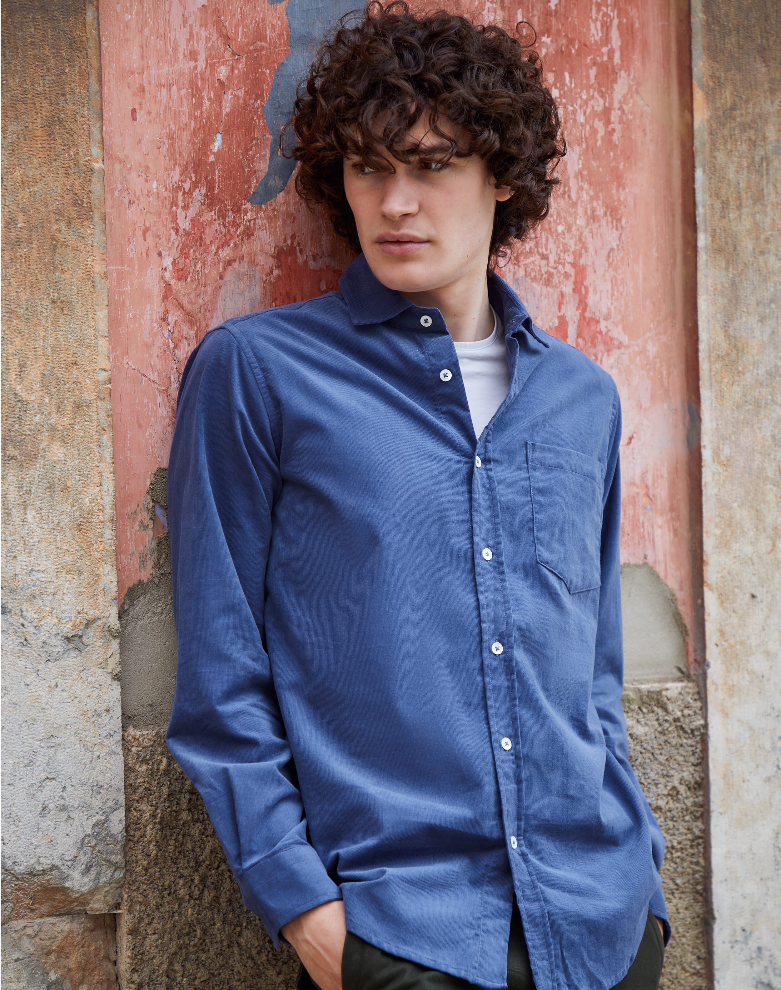 Needlecord Shirt Chambray