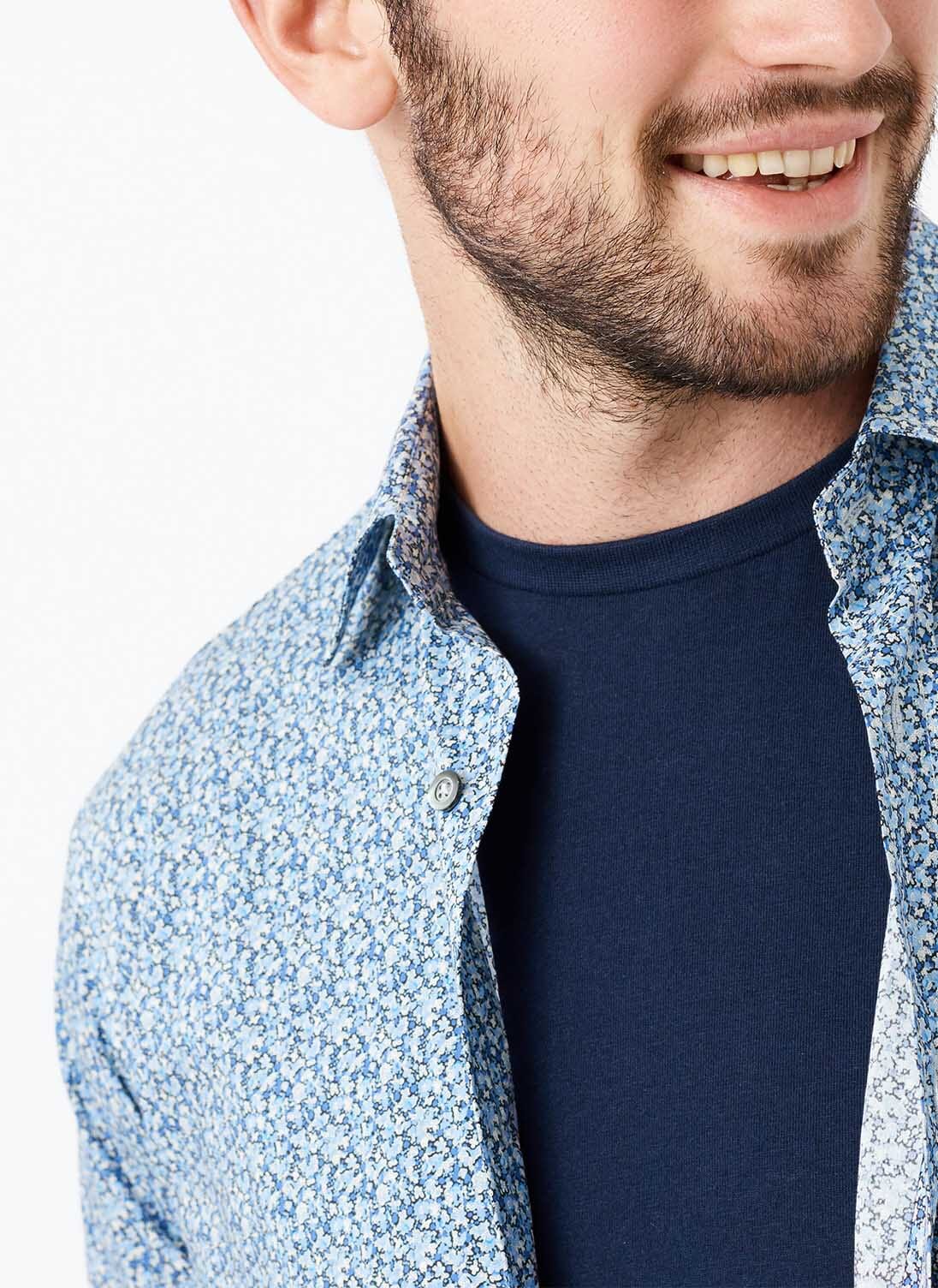 Men's Liberty Print Classic Shirt | Shirts | Brora UK