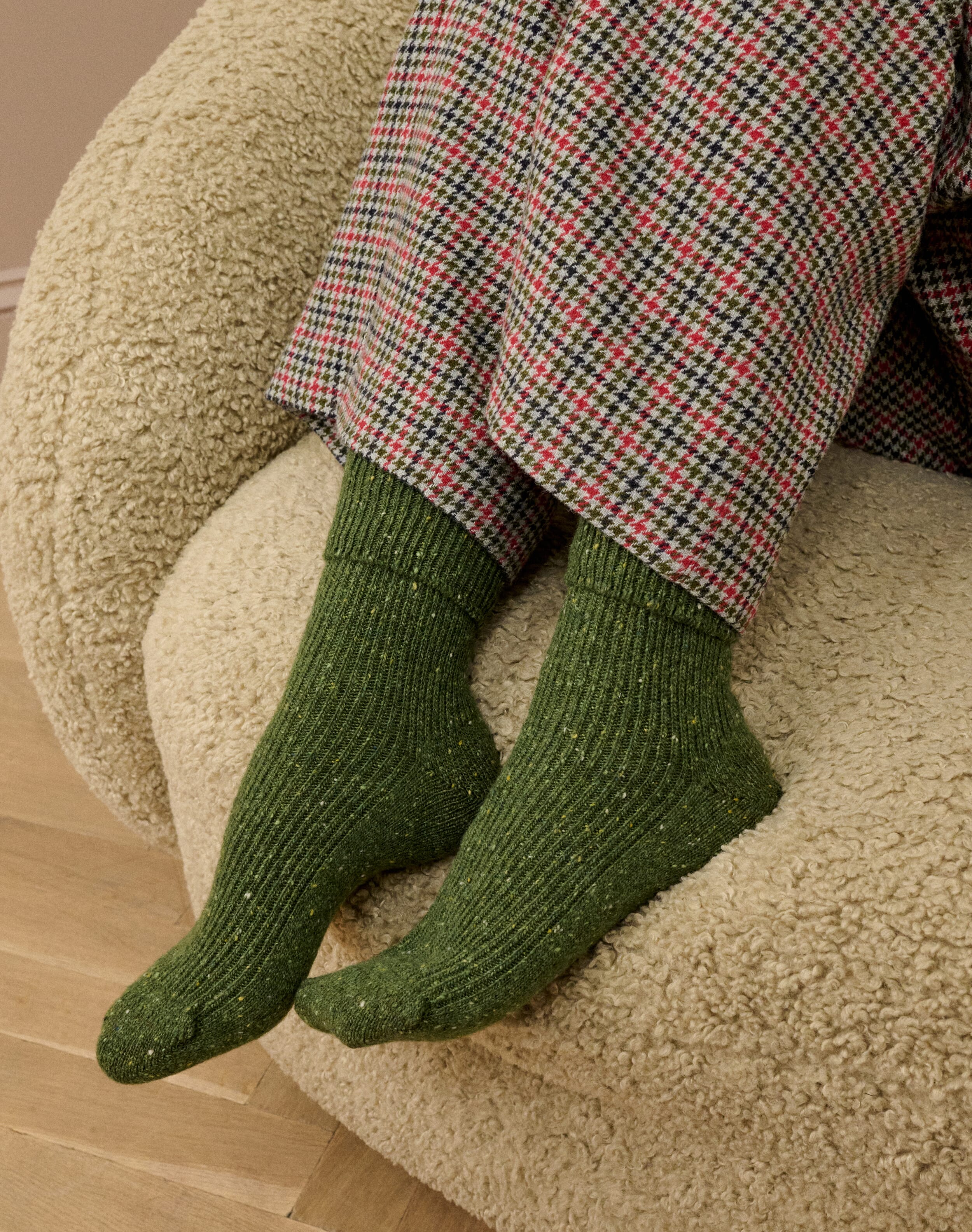 Brora Woven Suede Belt Claret - 9