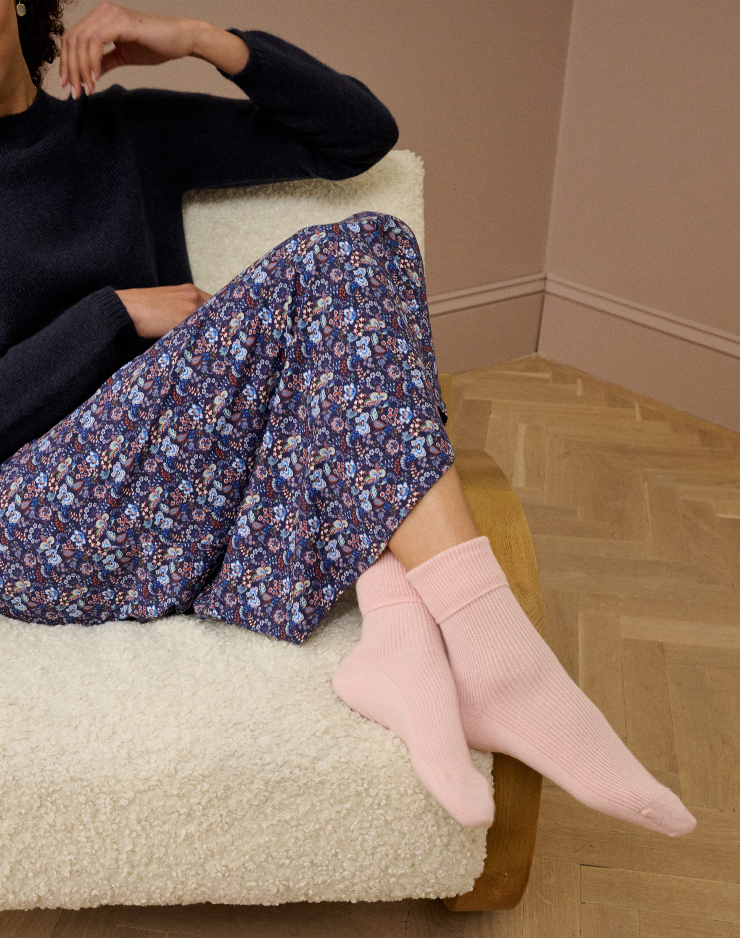 Brora Women's Cashmere Socks Sorrel