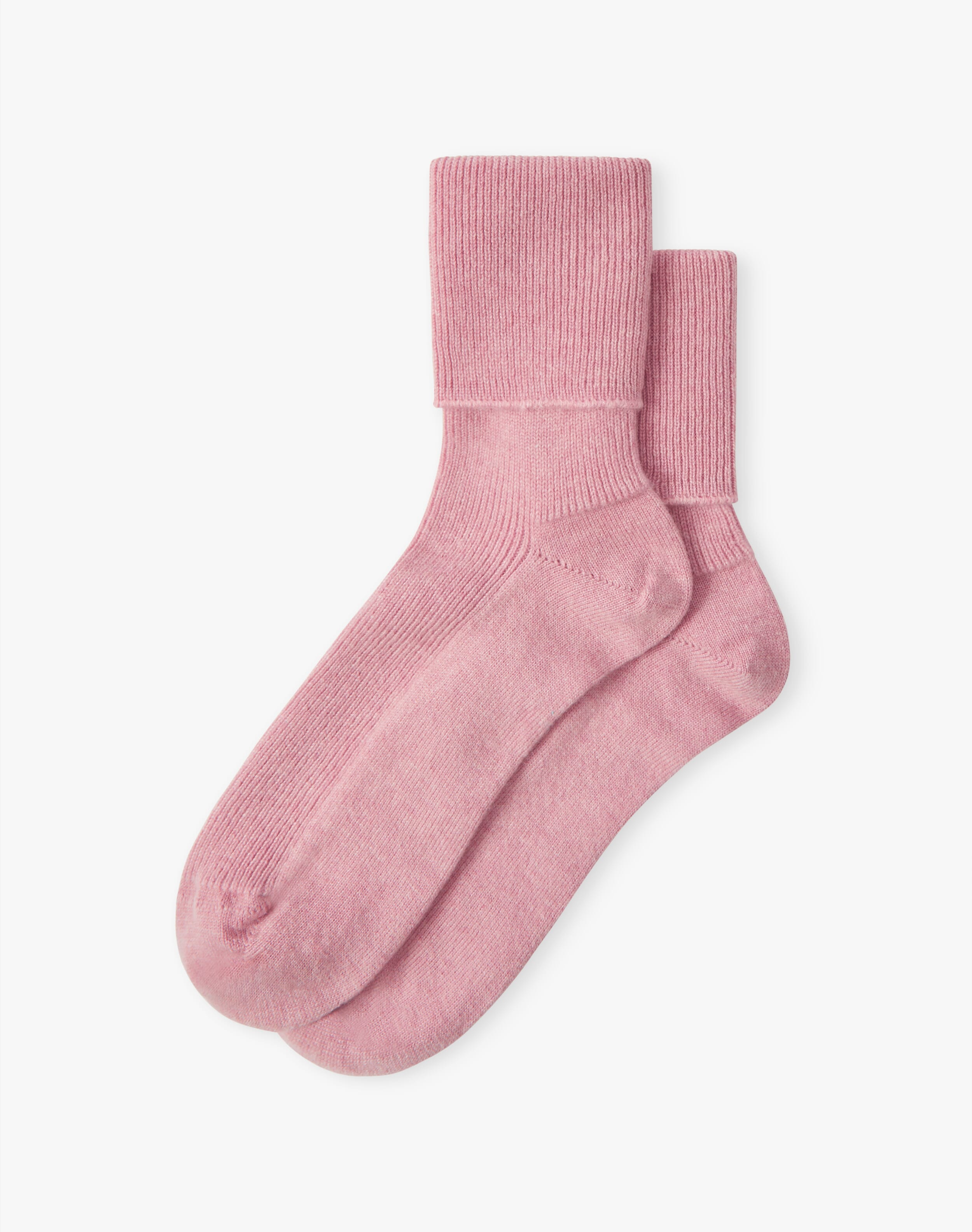 Women's Cashmere Socks in Shell | Cashmere Accessories | Brora