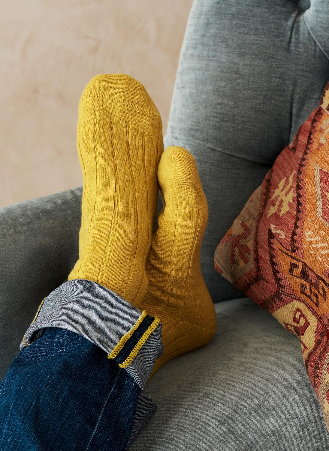 Sulphur Men's Cashmere Socks Cashmere Socks Brora