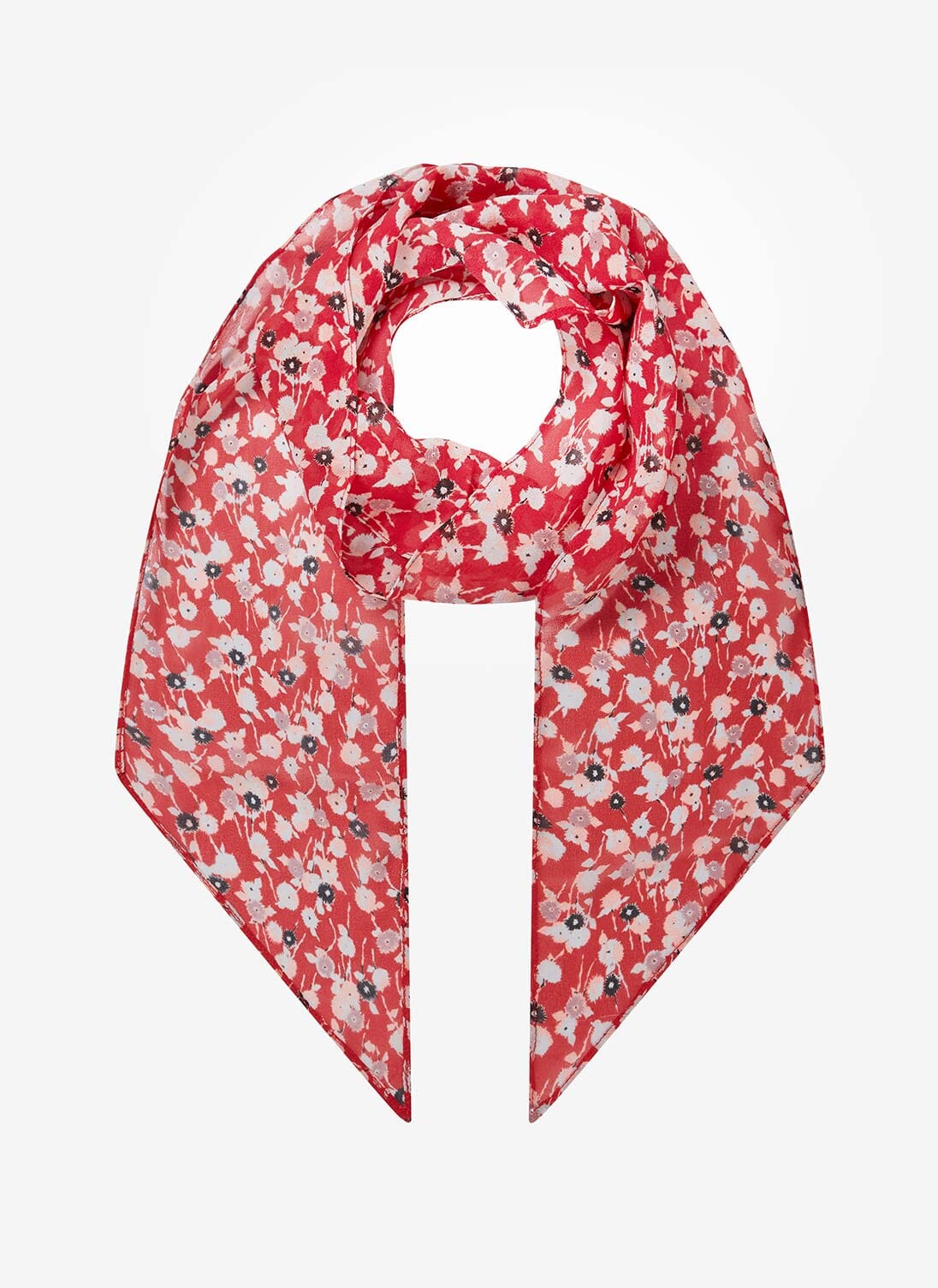 Rose Silk Neck Tie Silk Scarves Brora Online