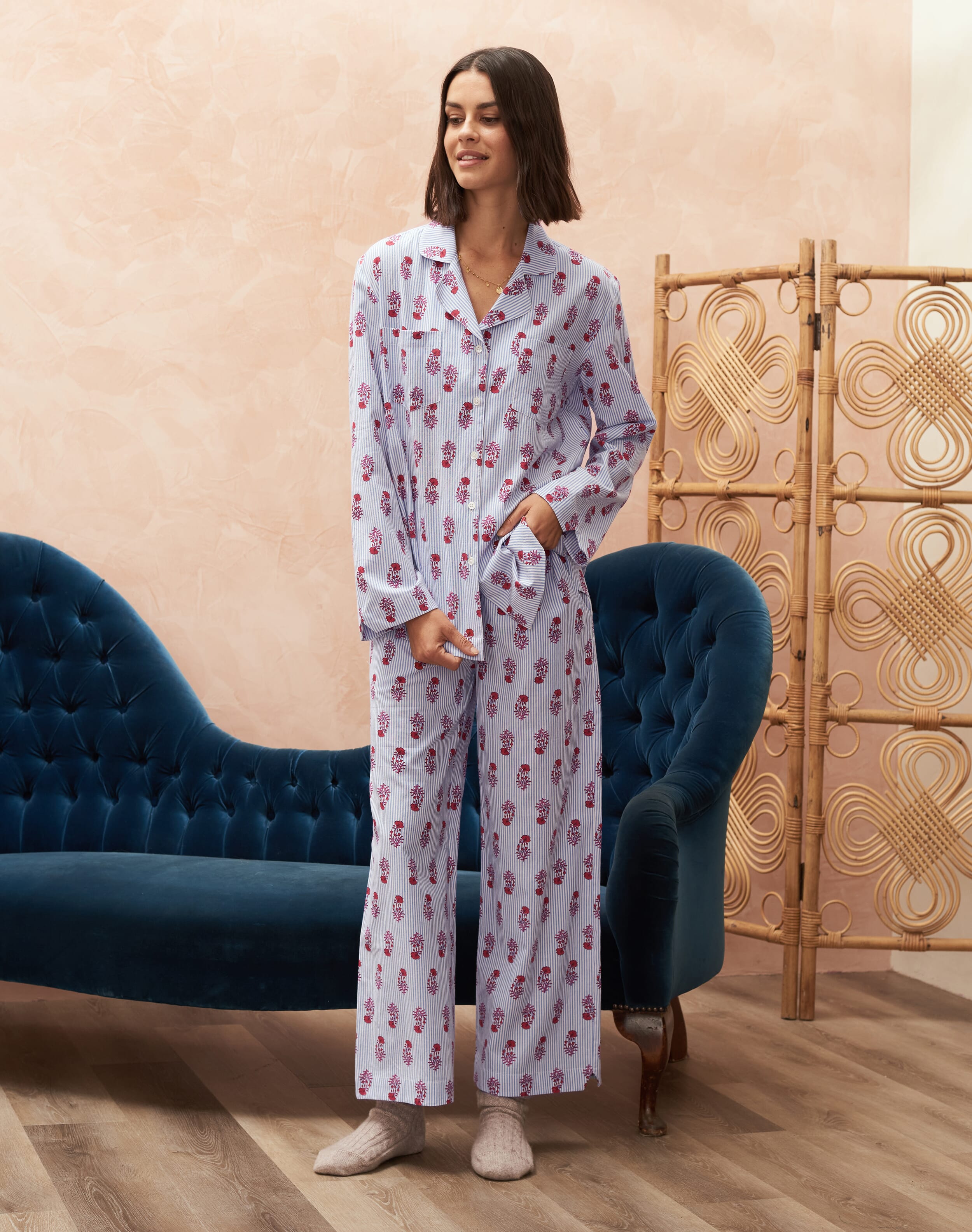 Women’s Nightwear | Dressing Gowns & Cotton Pyjamas | Brora