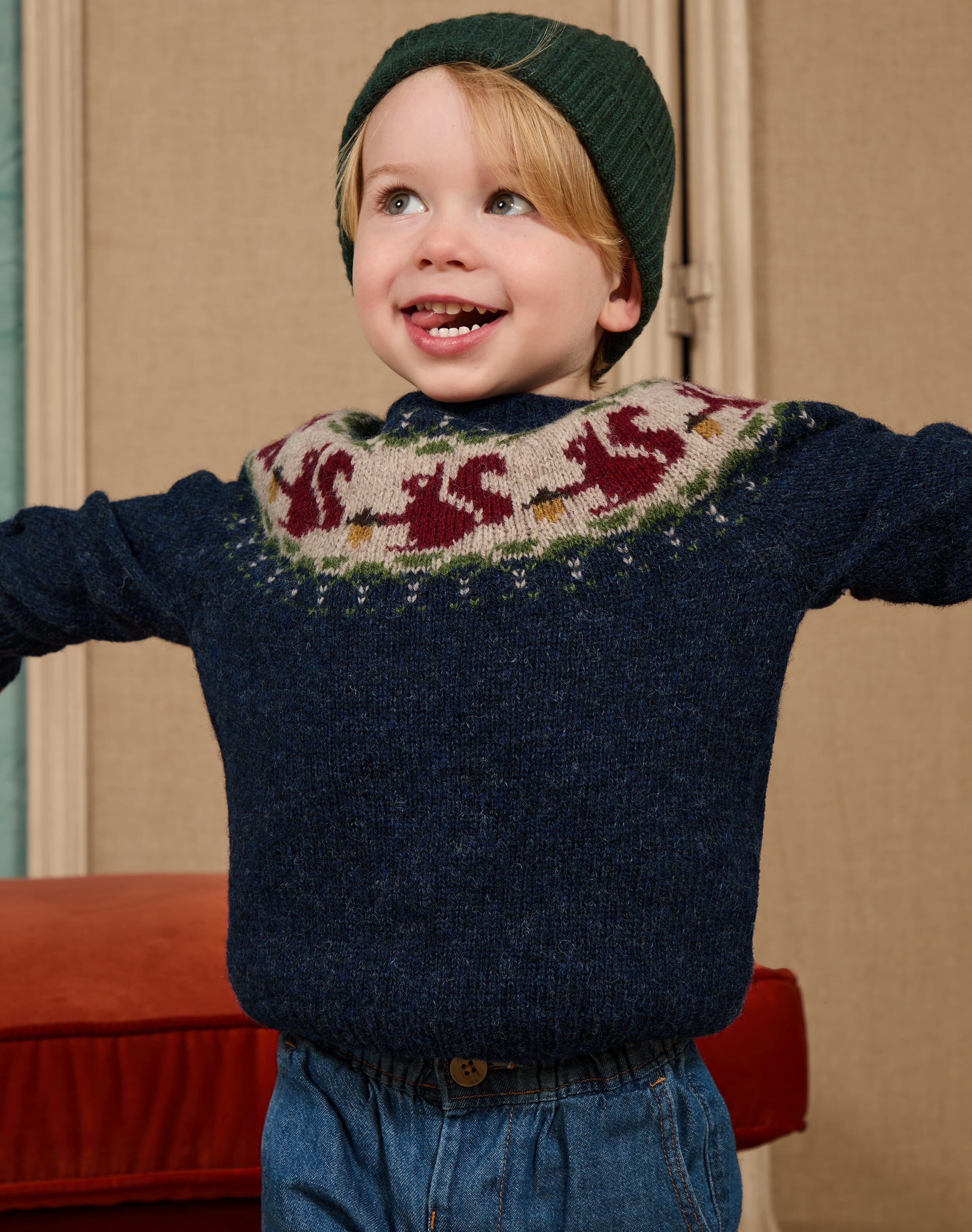 Brora Wool Squirrel Jumper 