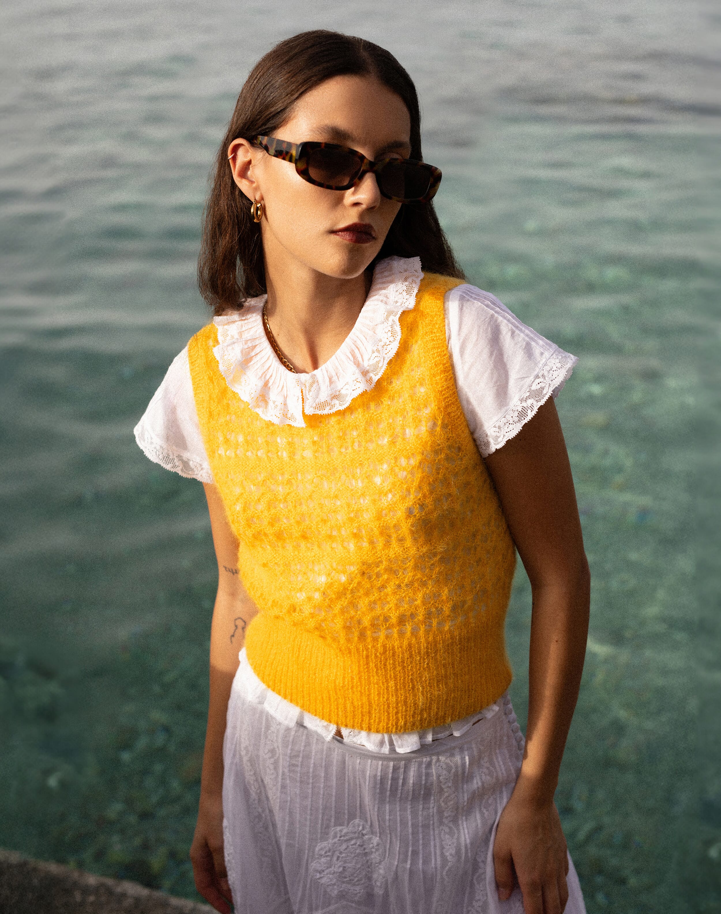 トップス Mediam / Shear mohair tops Mohair Tops & Crop Tops for Women | Hand-Crafted - Krista Elsta