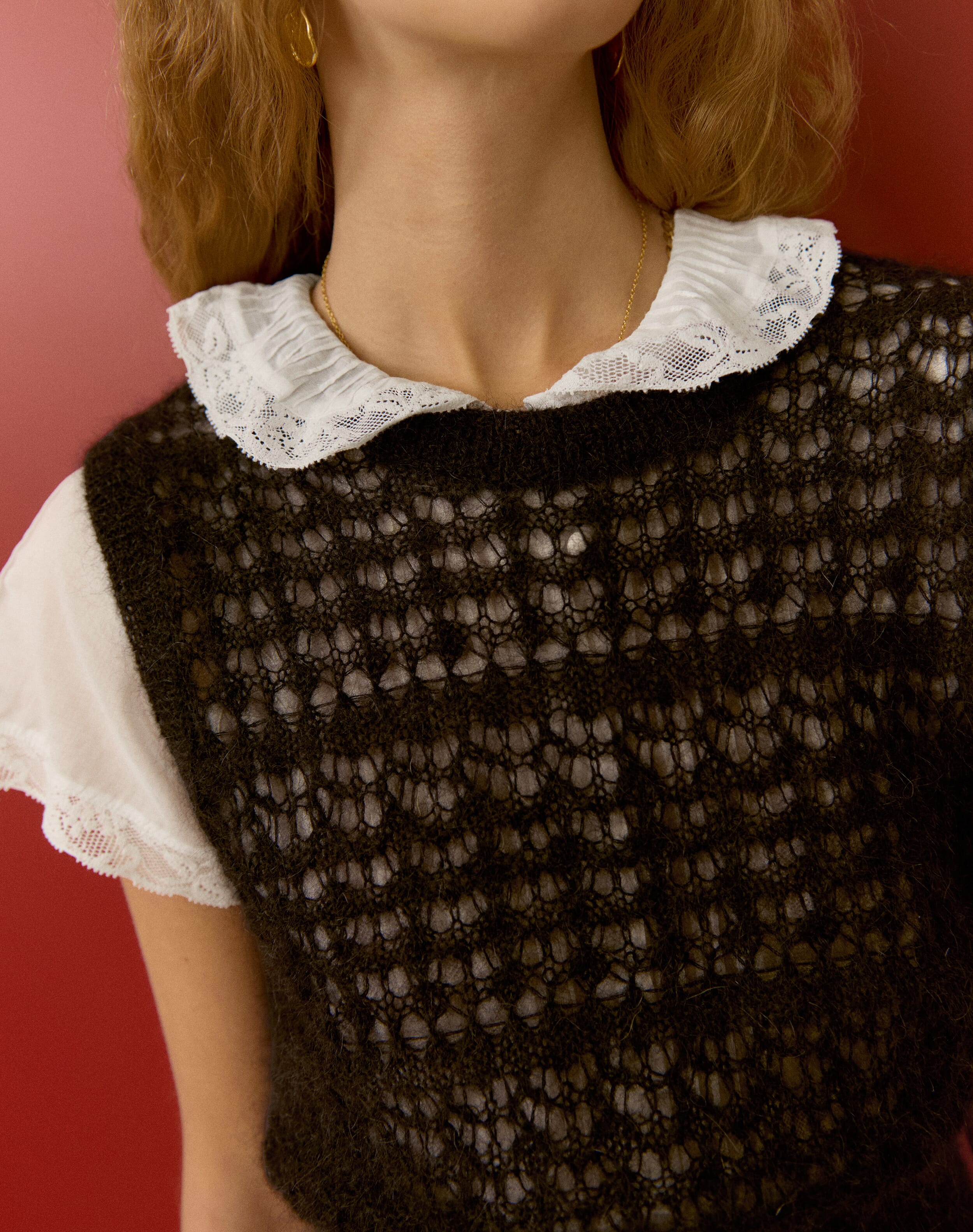 90s RAIKA mohair blend knit sweater - knit mohair Rikke Nordic 
