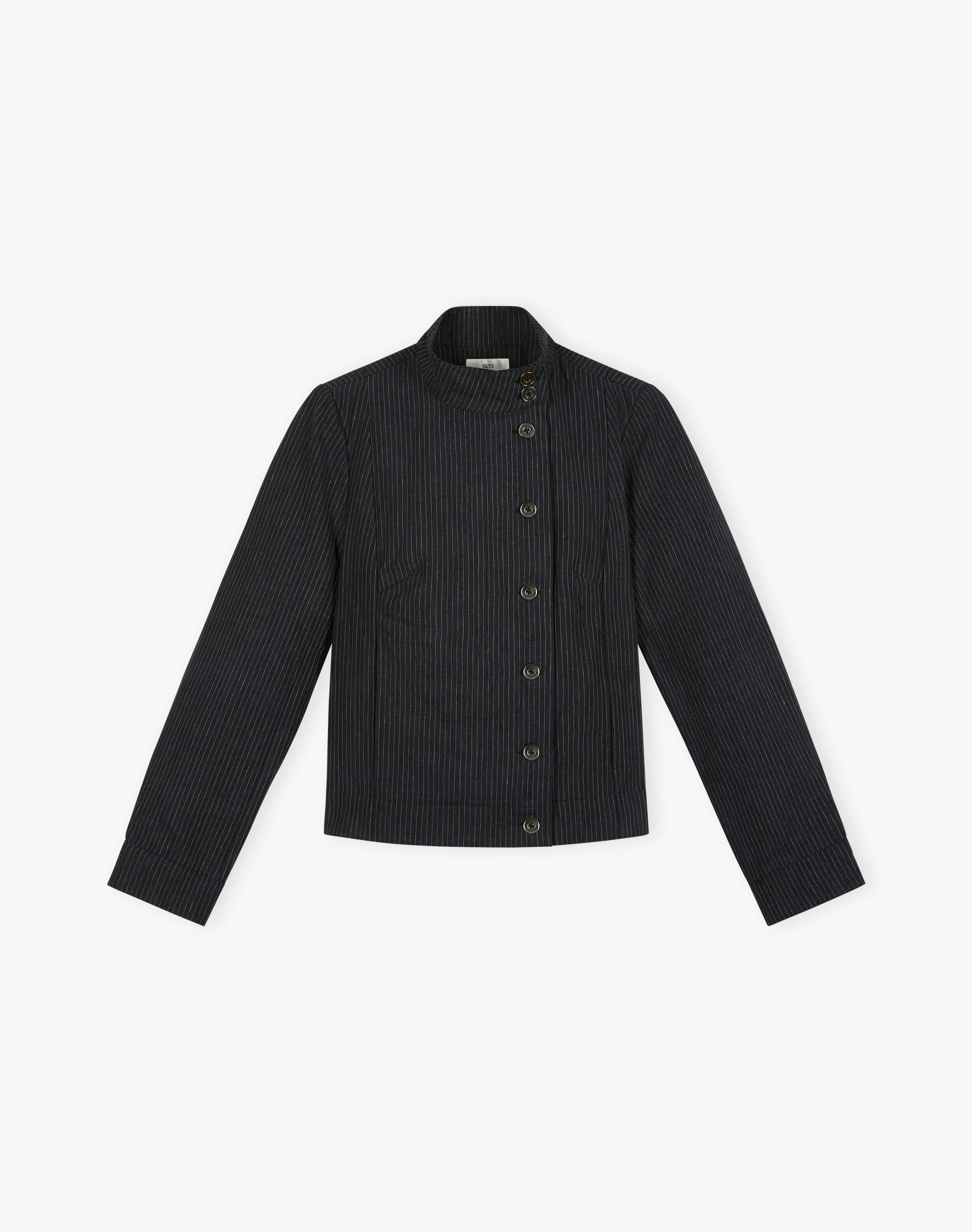 Deres Patricia / floating linen jacket 黒 Deres Patricia / floating linen jacket 黒 Deres Patricia