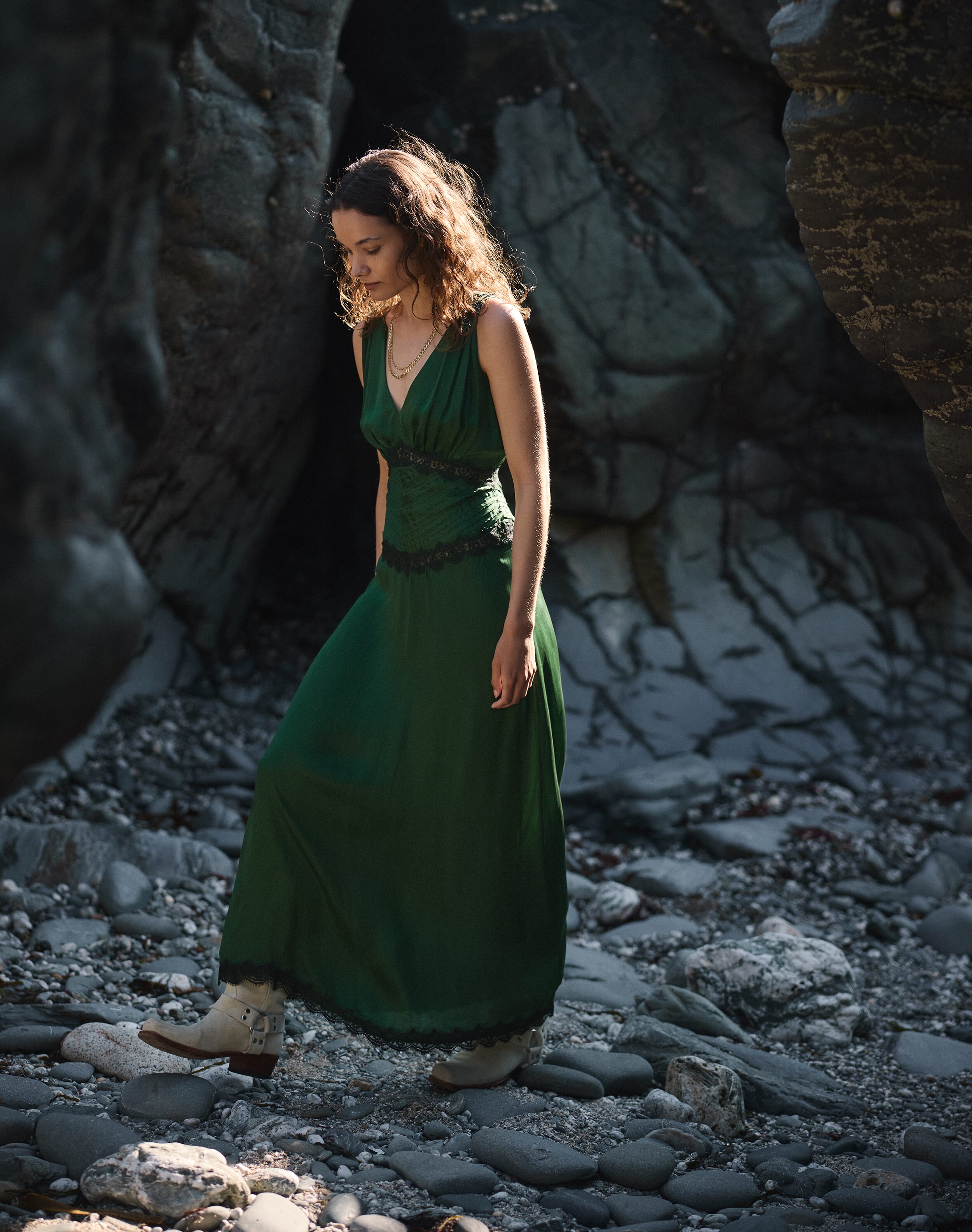 blue ivy green silk dress Dark Green Velvet Dress One Shoulder Dress - Bridesmaid Dress