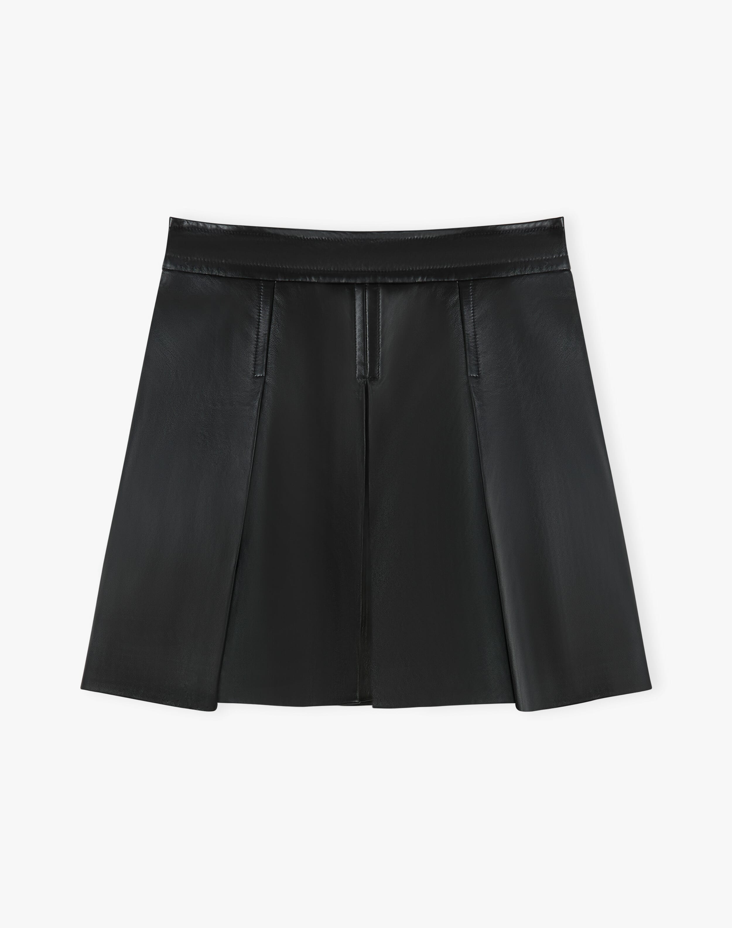The Leather Skirt in Black | Womenswear | Clearance
