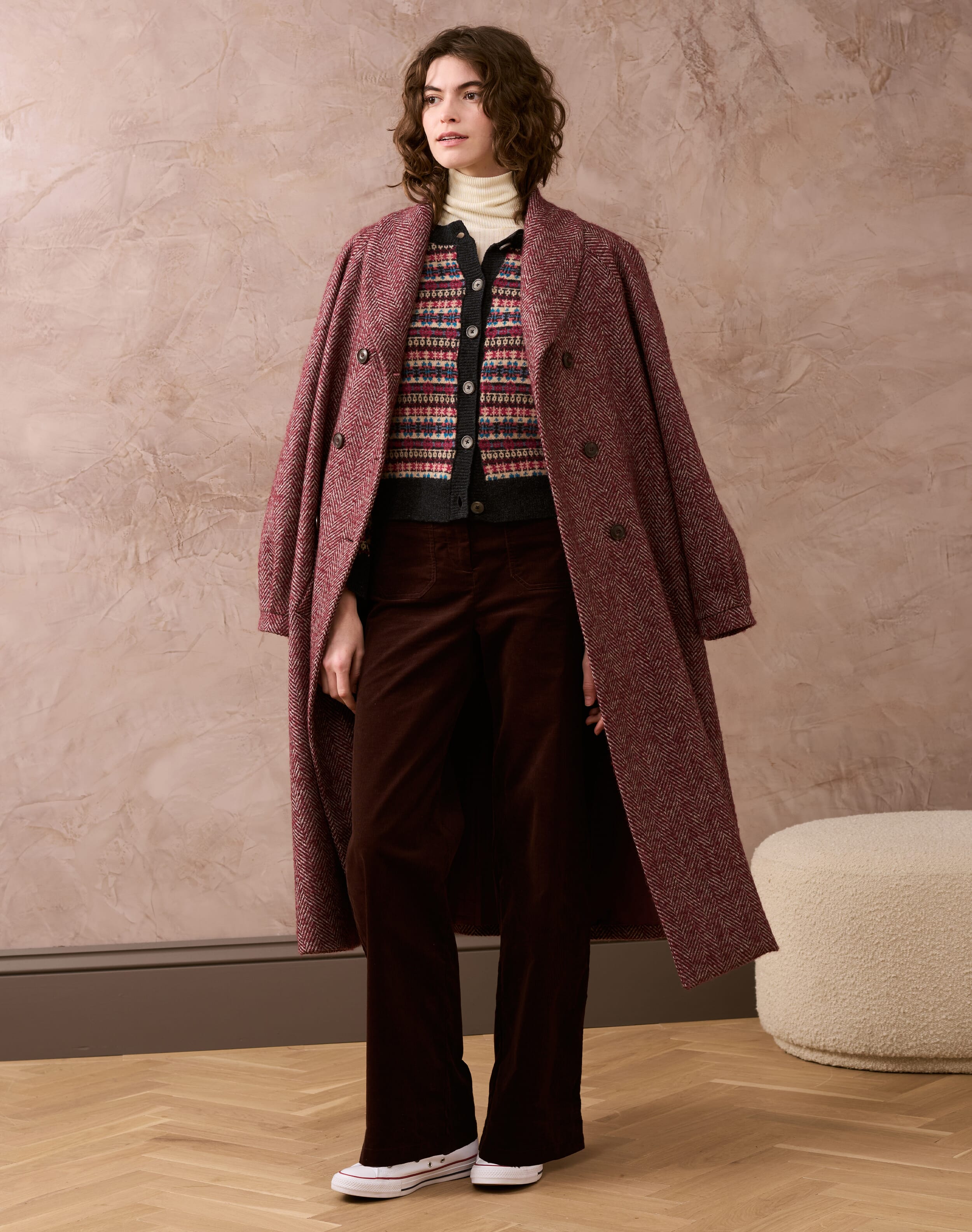 Bronte By Moon Ruana | Merino Lambswool | Camel