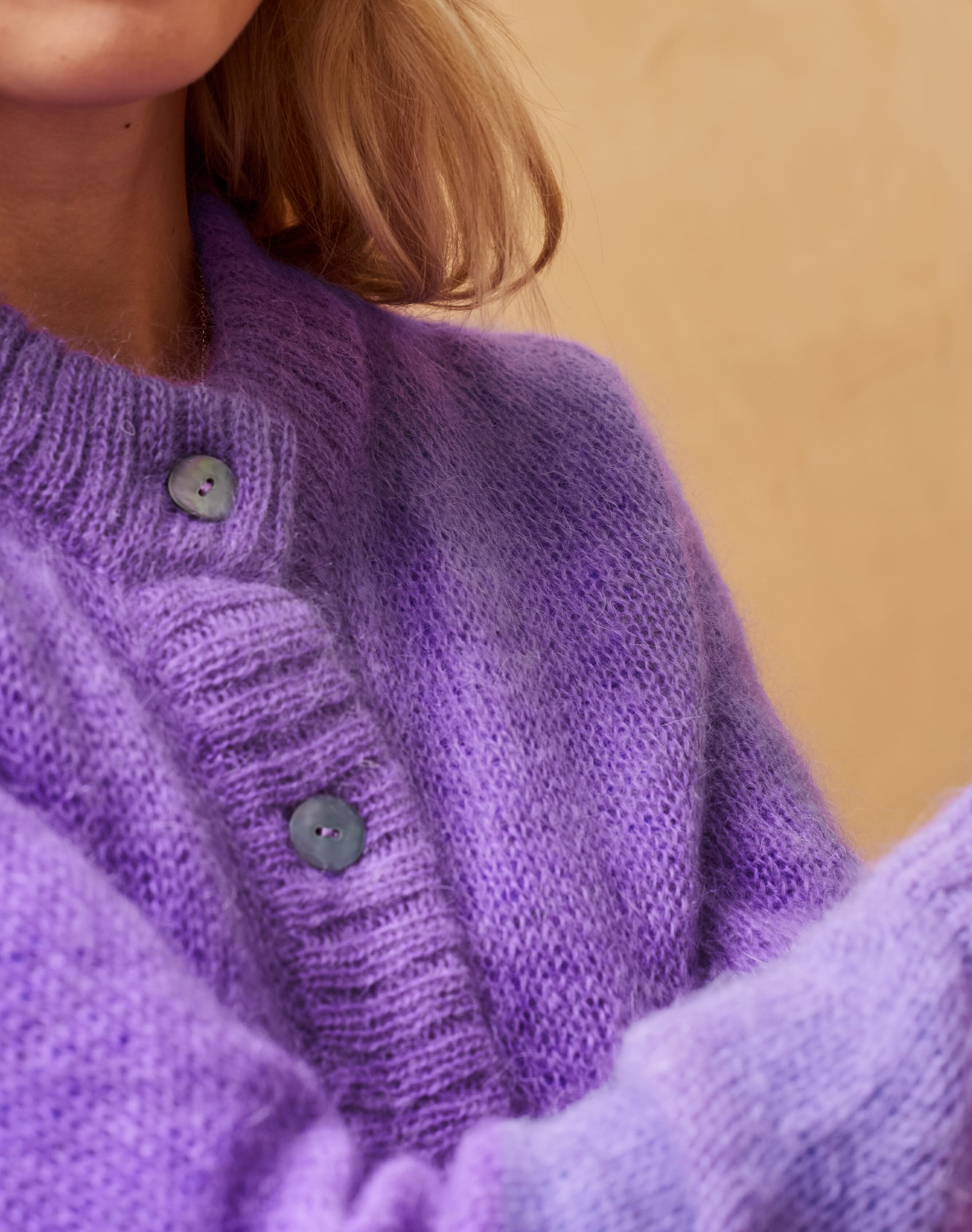 トップス  Cobian mohair cardigan purple トップス Cobian mohair cardigan purple PU314C