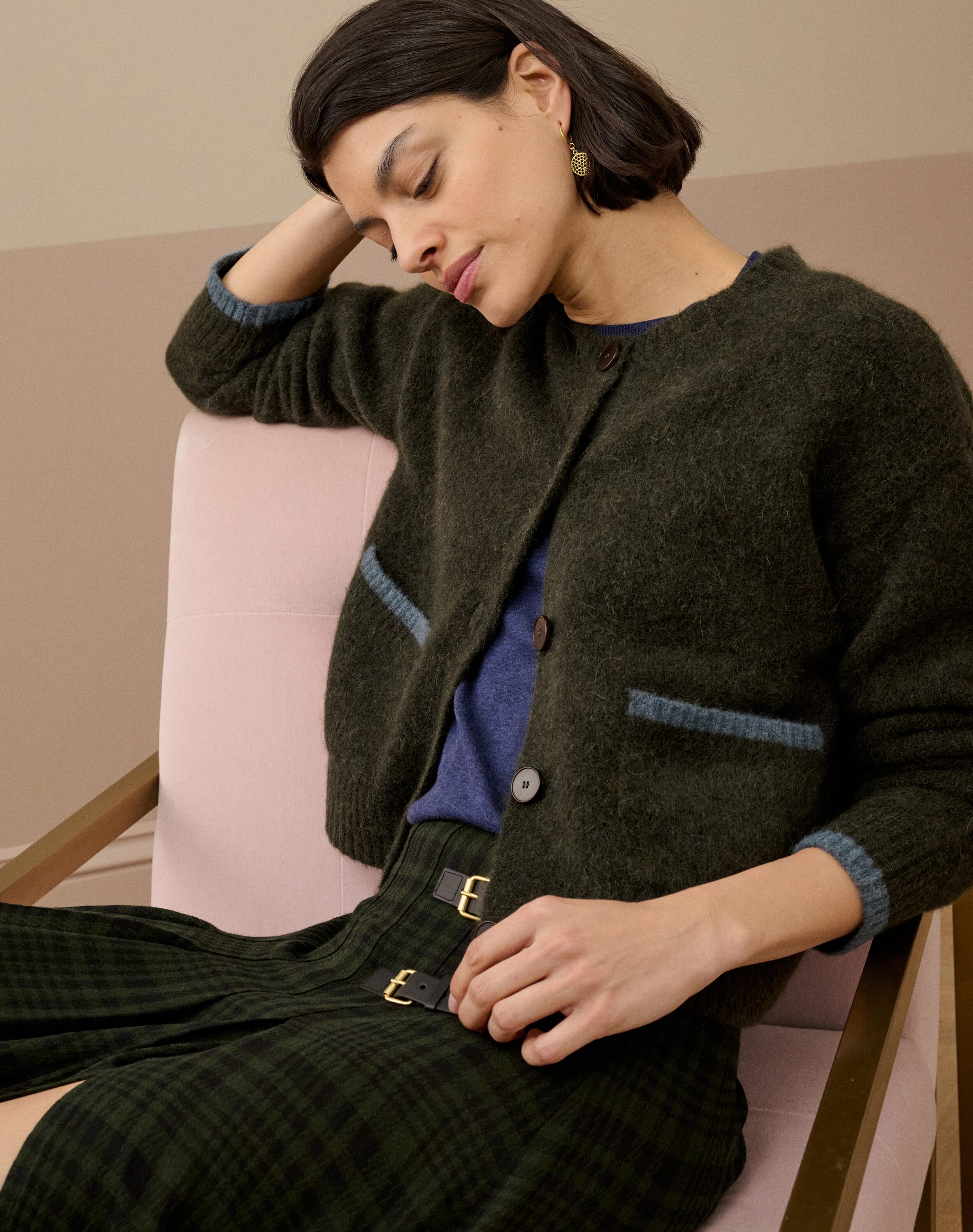 Brora Liberty Print Jersey Shirt Dress botanic