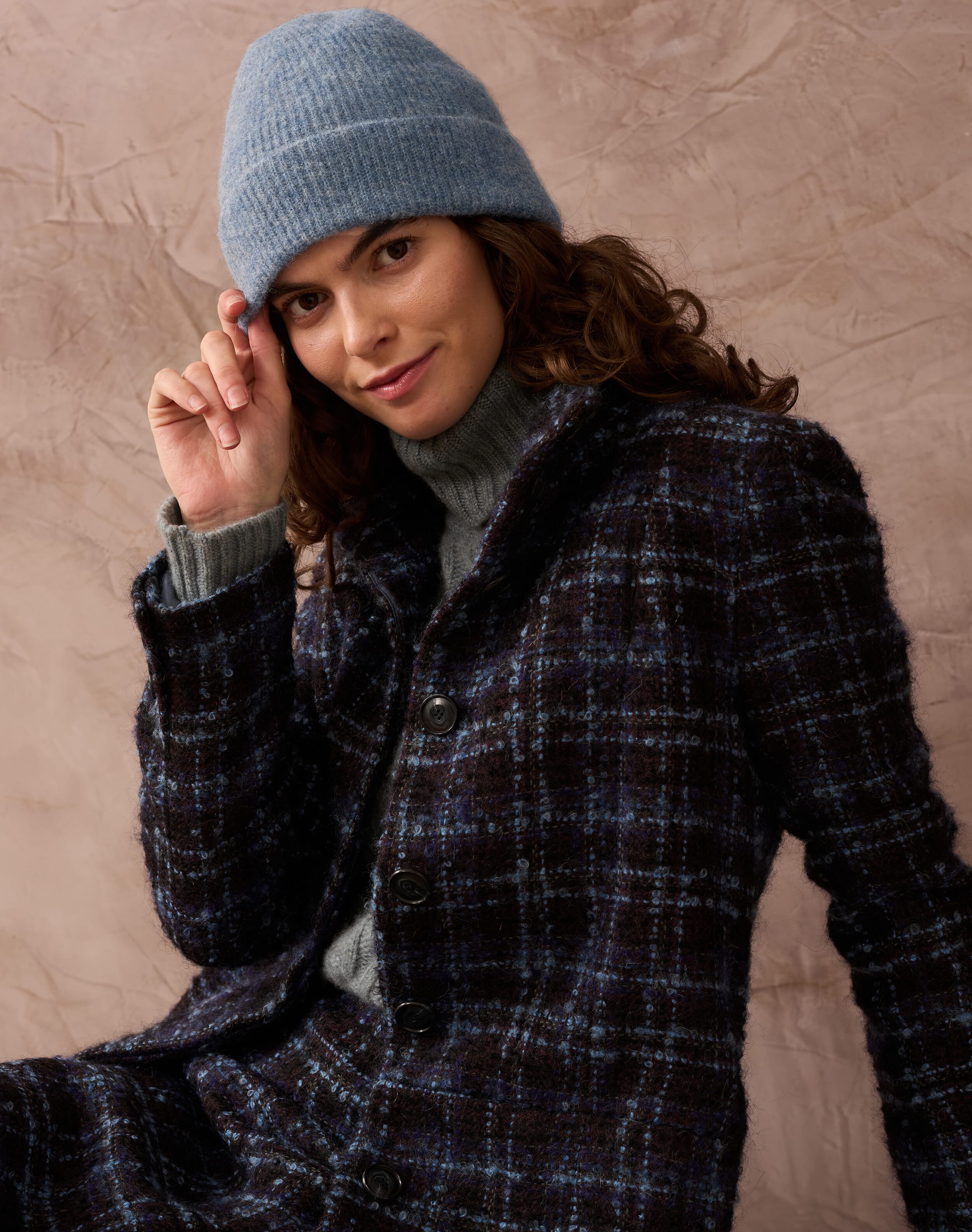 Nimbus Alpaca Beanie | Women's Hats | Brora